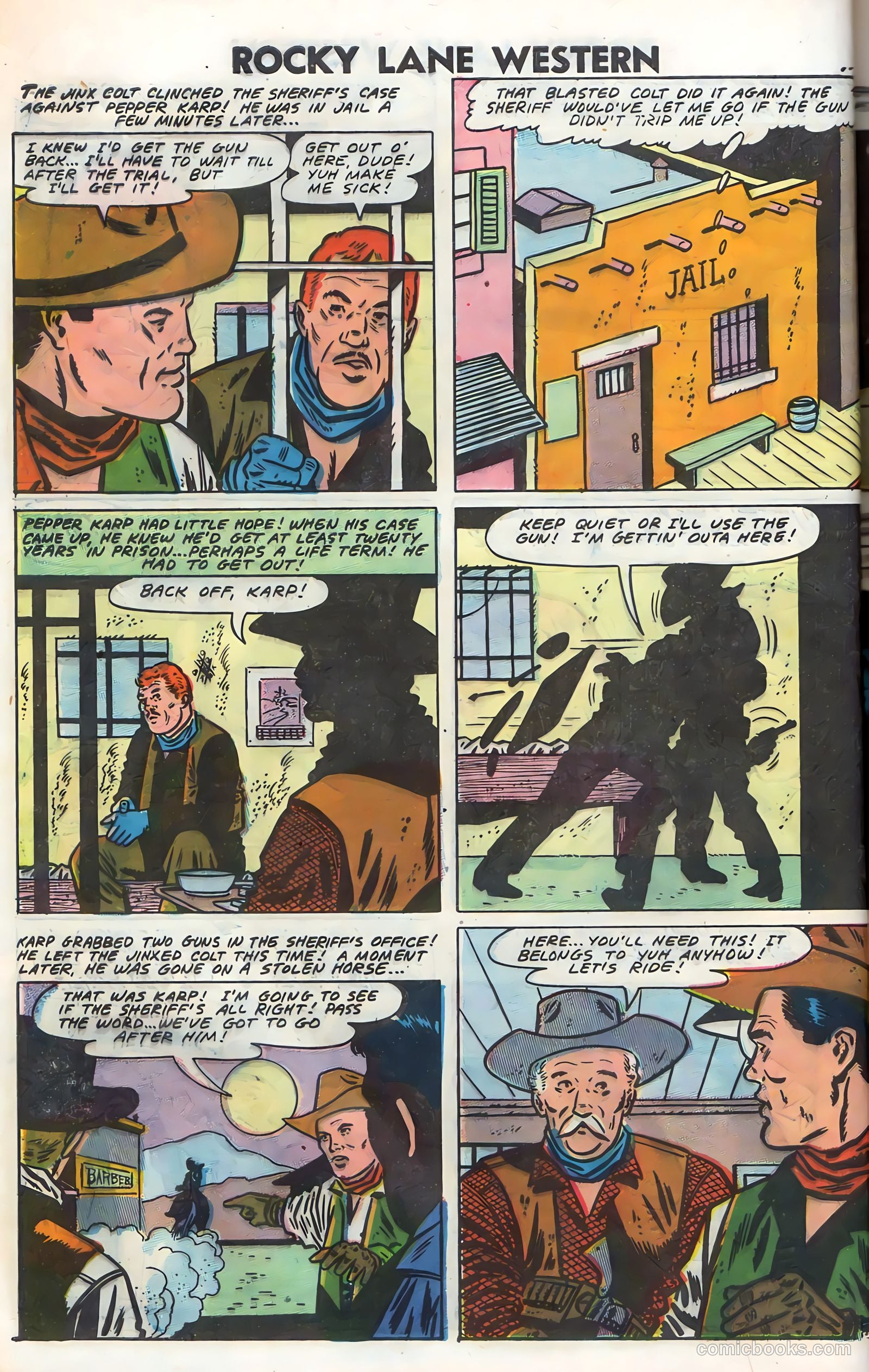 Rocky Lane Western #79 (1958) — page 14 of 68