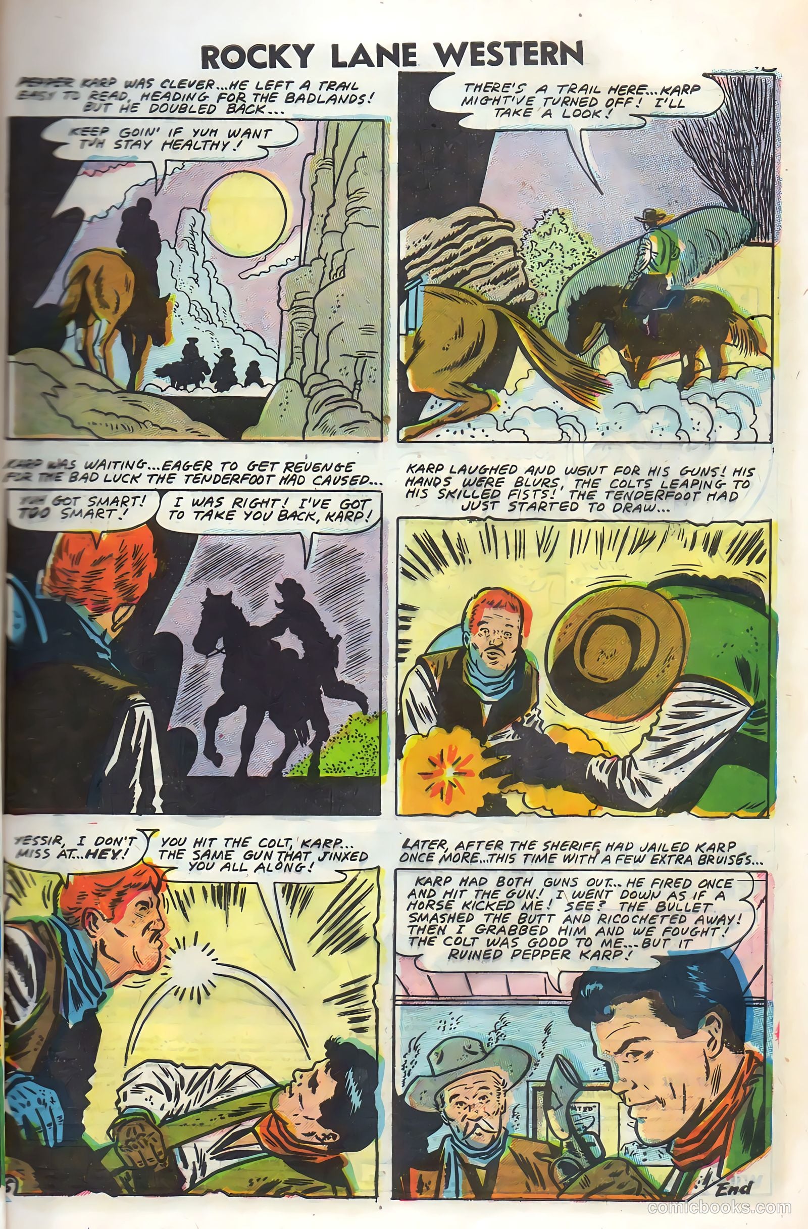 Rocky Lane Western #79 (1958) — page 15 of 68
