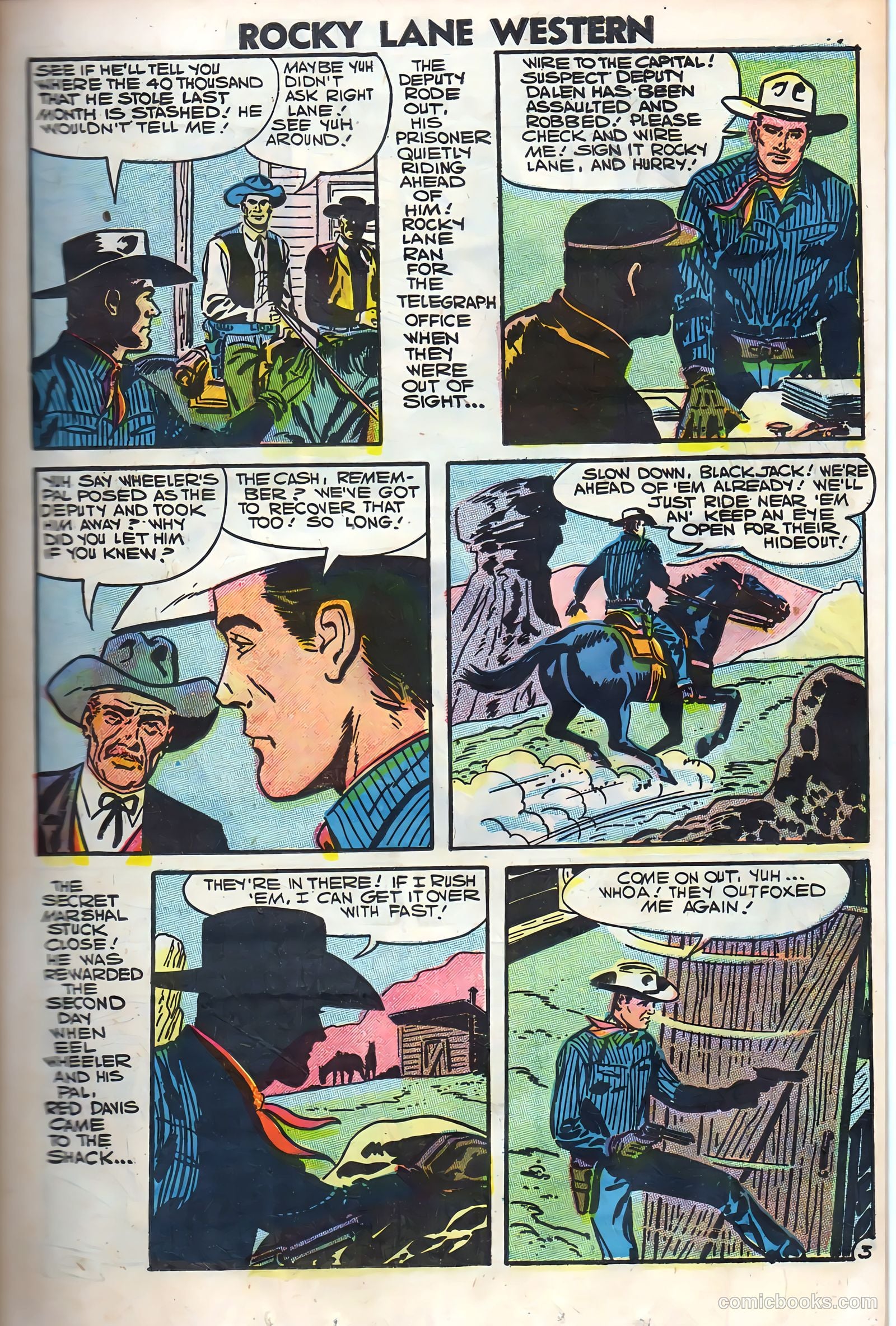 Rocky Lane Western #79 (1958) — page 19 of 68