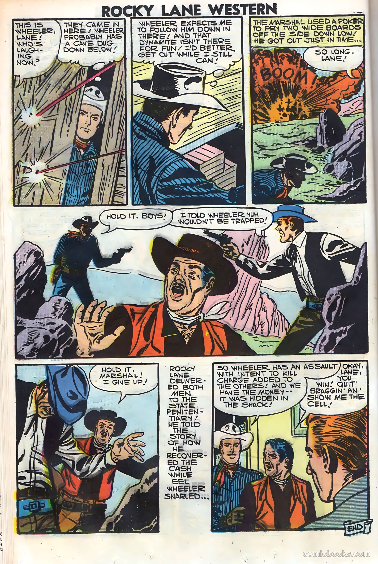 Rocky Lane Western #79 (1958) — page 20 of 68