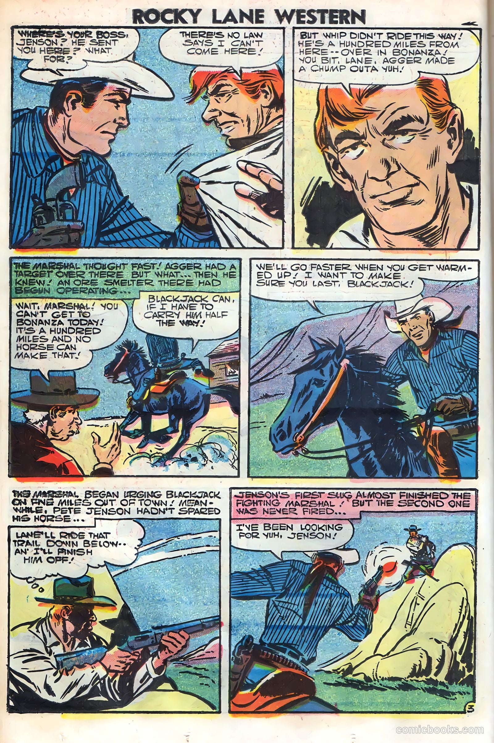 Rocky Lane Western #79 (1958) — page 24 of 68