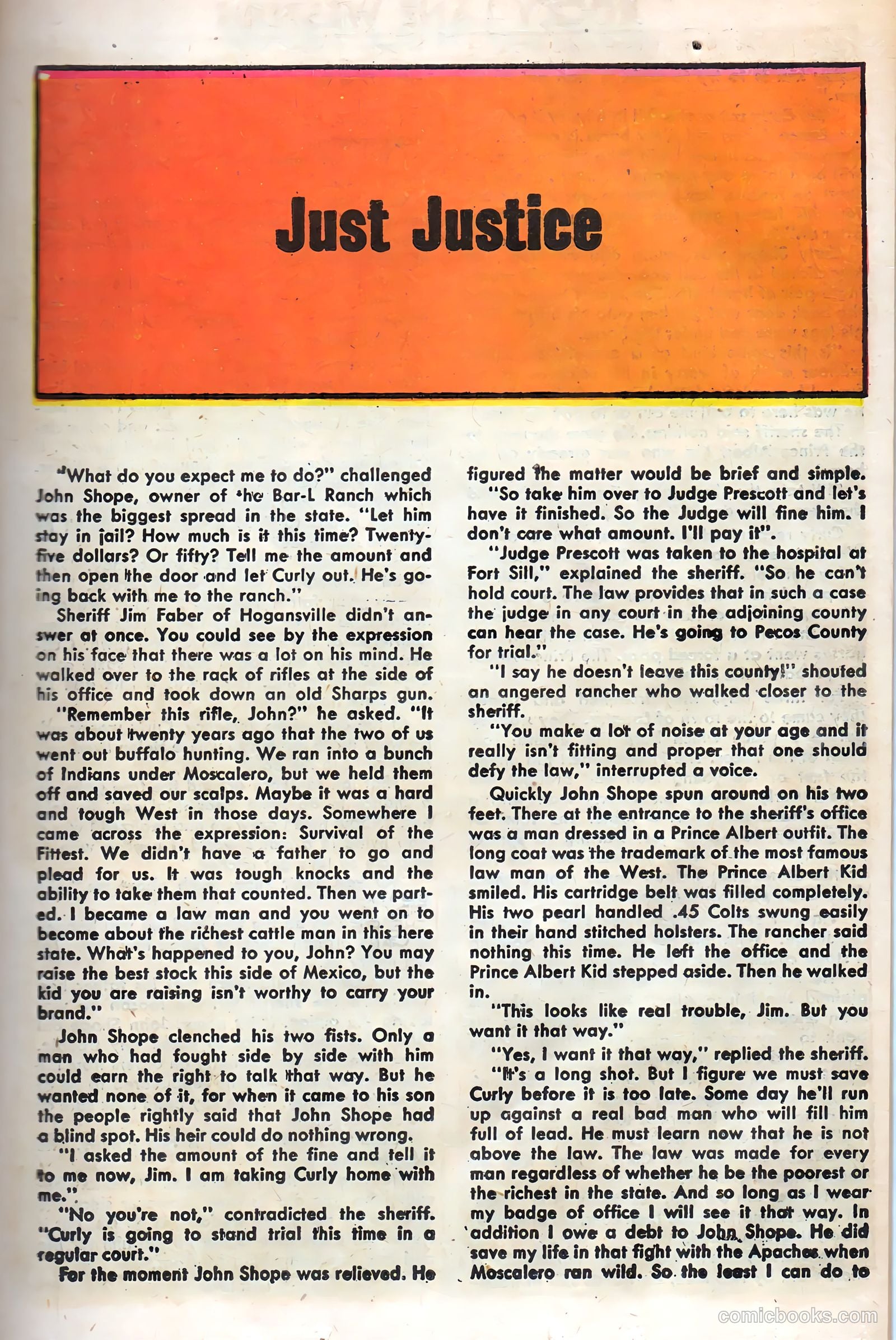 Rocky Lane Western #79 (1958) — page 27 of 68