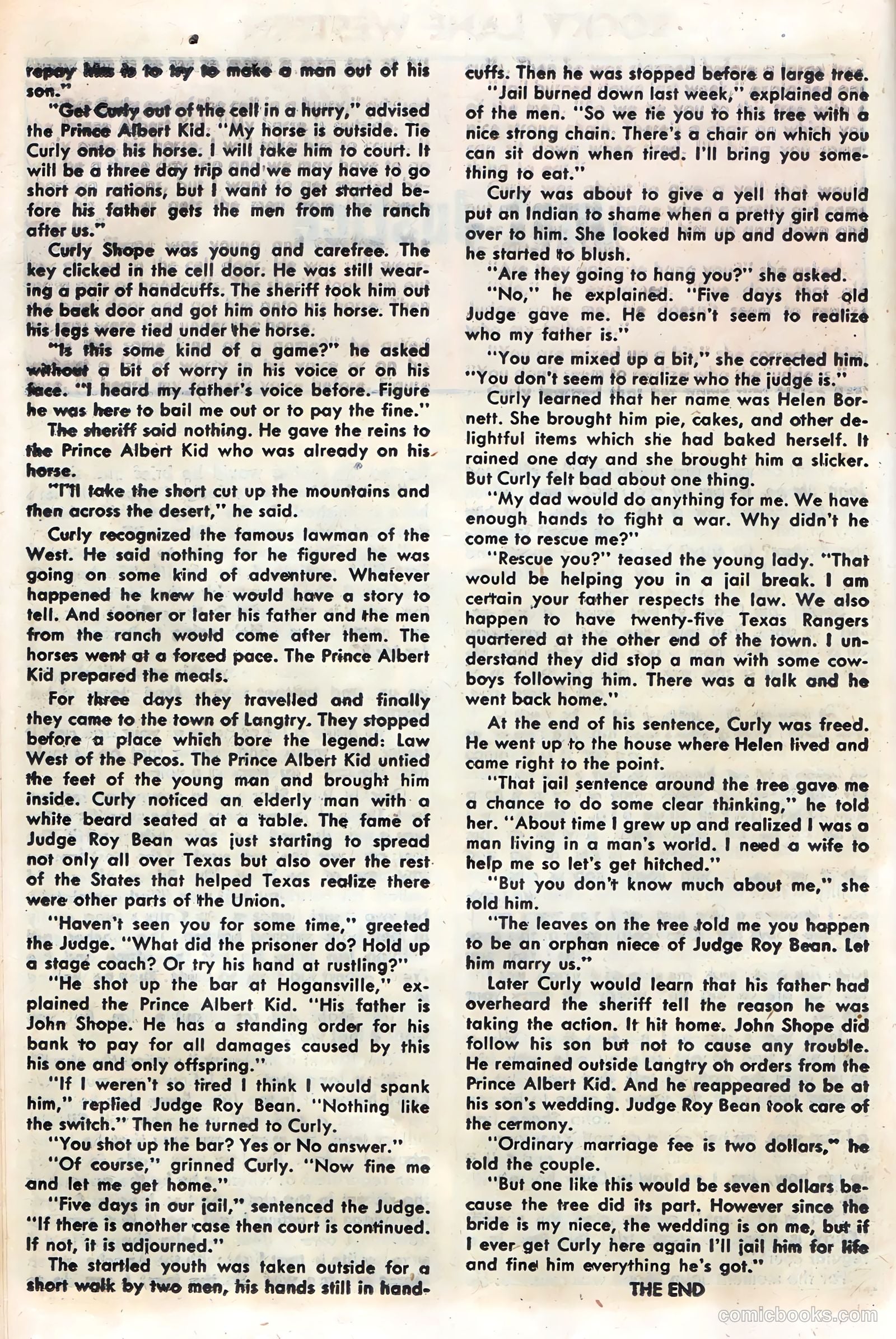 Rocky Lane Western #79 (1958) — page 28 of 68