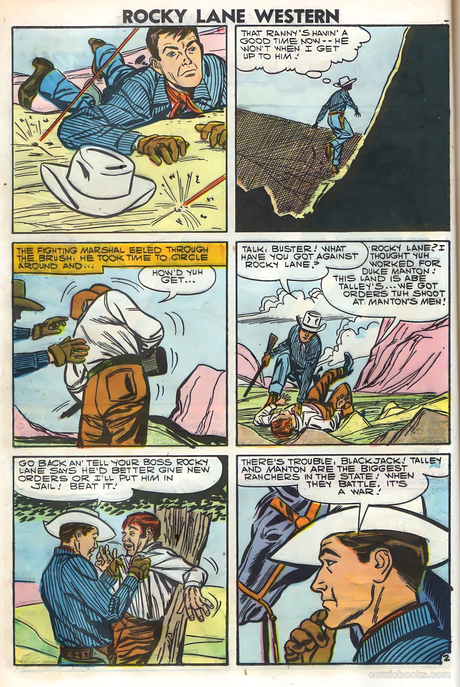 Rocky Lane Western #79 (1958) — page 30 of 68