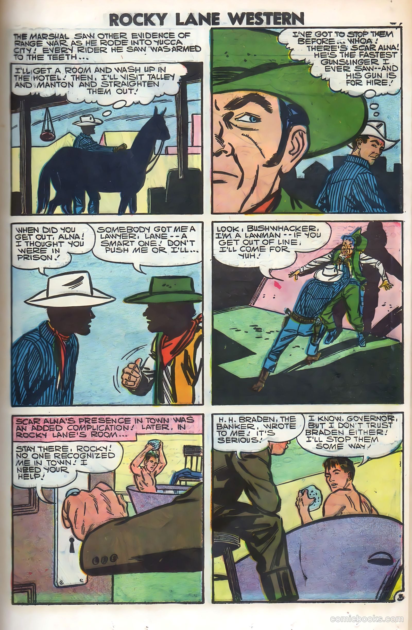 Rocky Lane Western #79 (1958) — page 31 of 68
