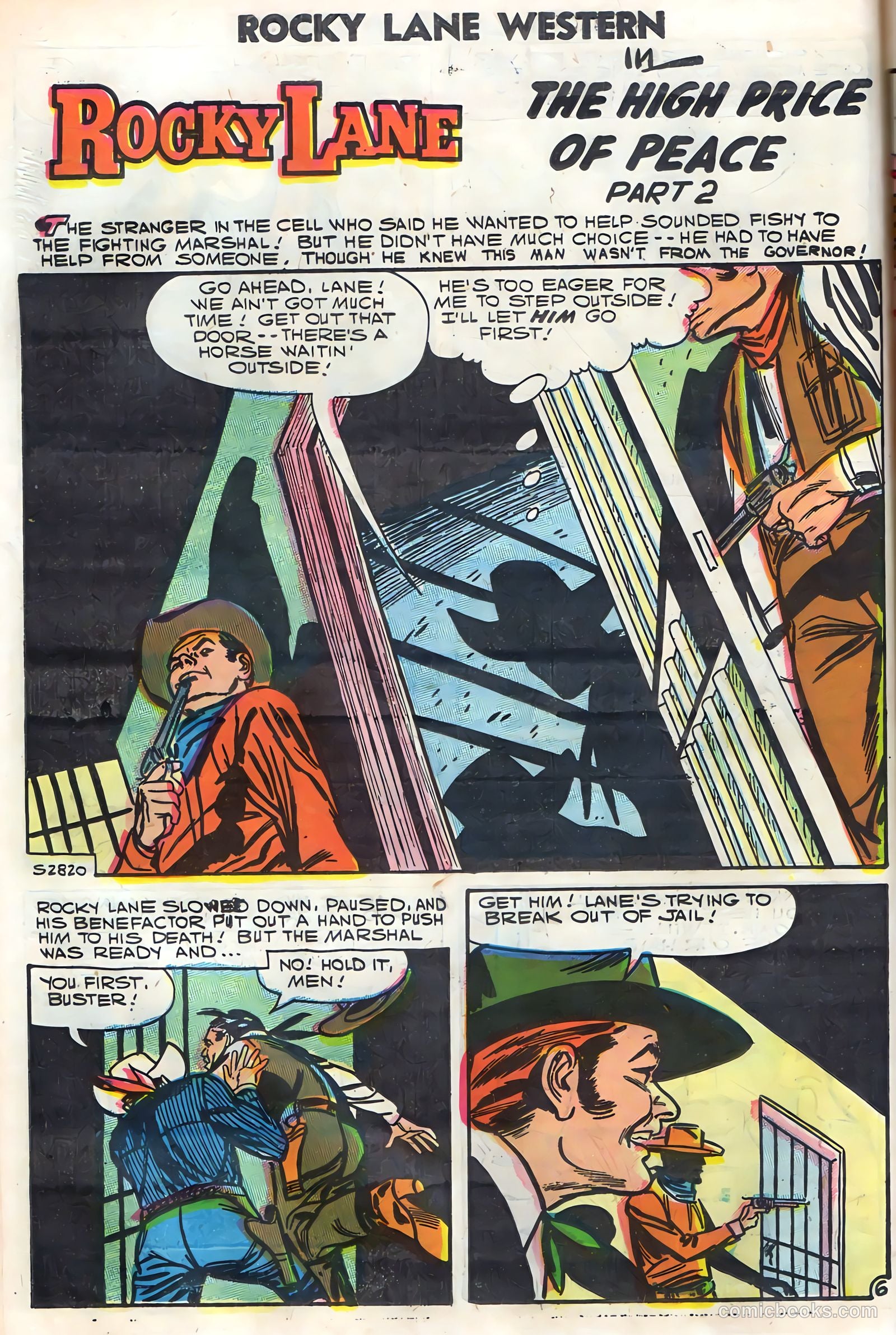 Rocky Lane Western #79 (1958) — page 34 of 68