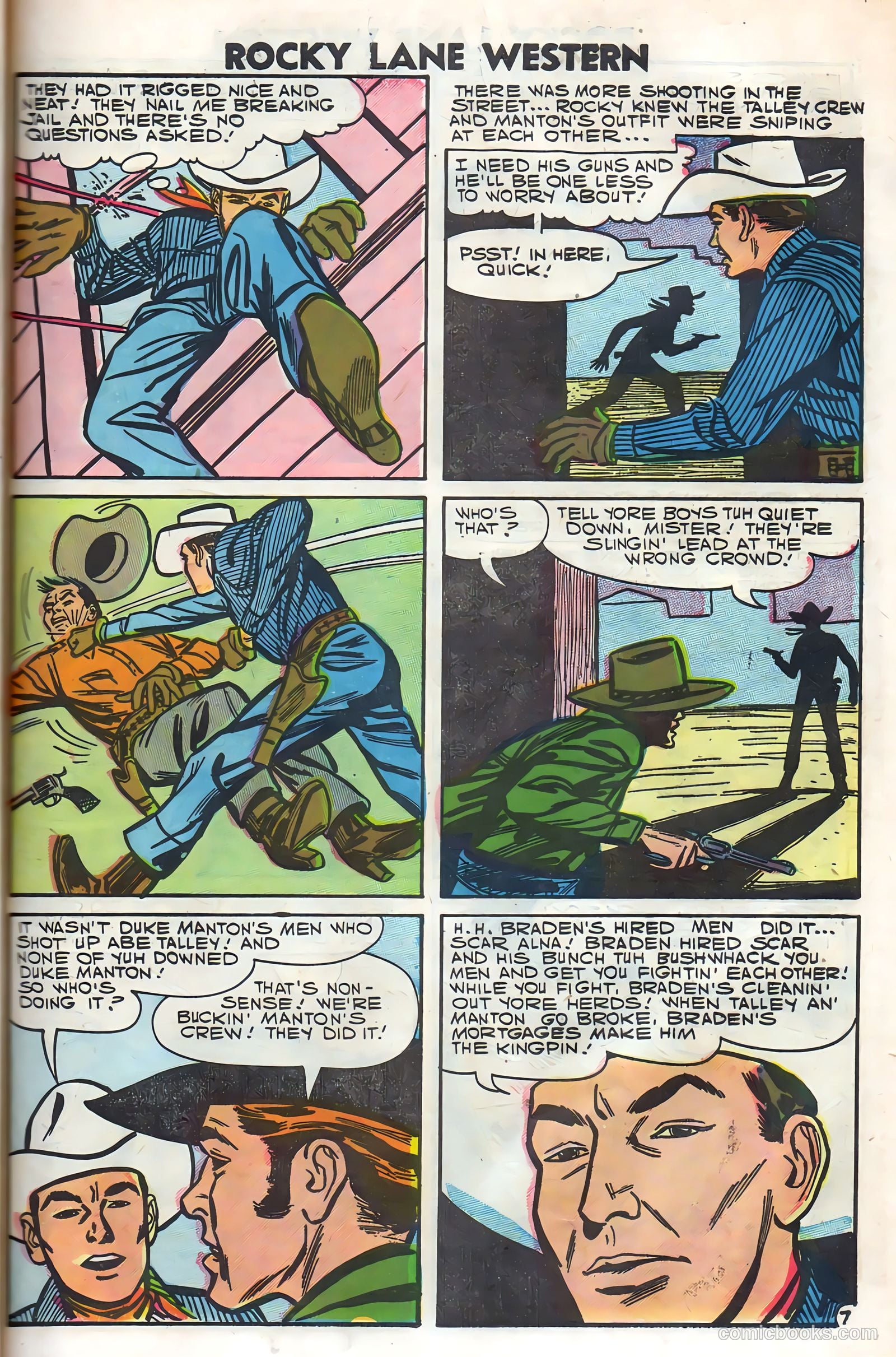 Rocky Lane Western #79 (1958) — page 35 of 68