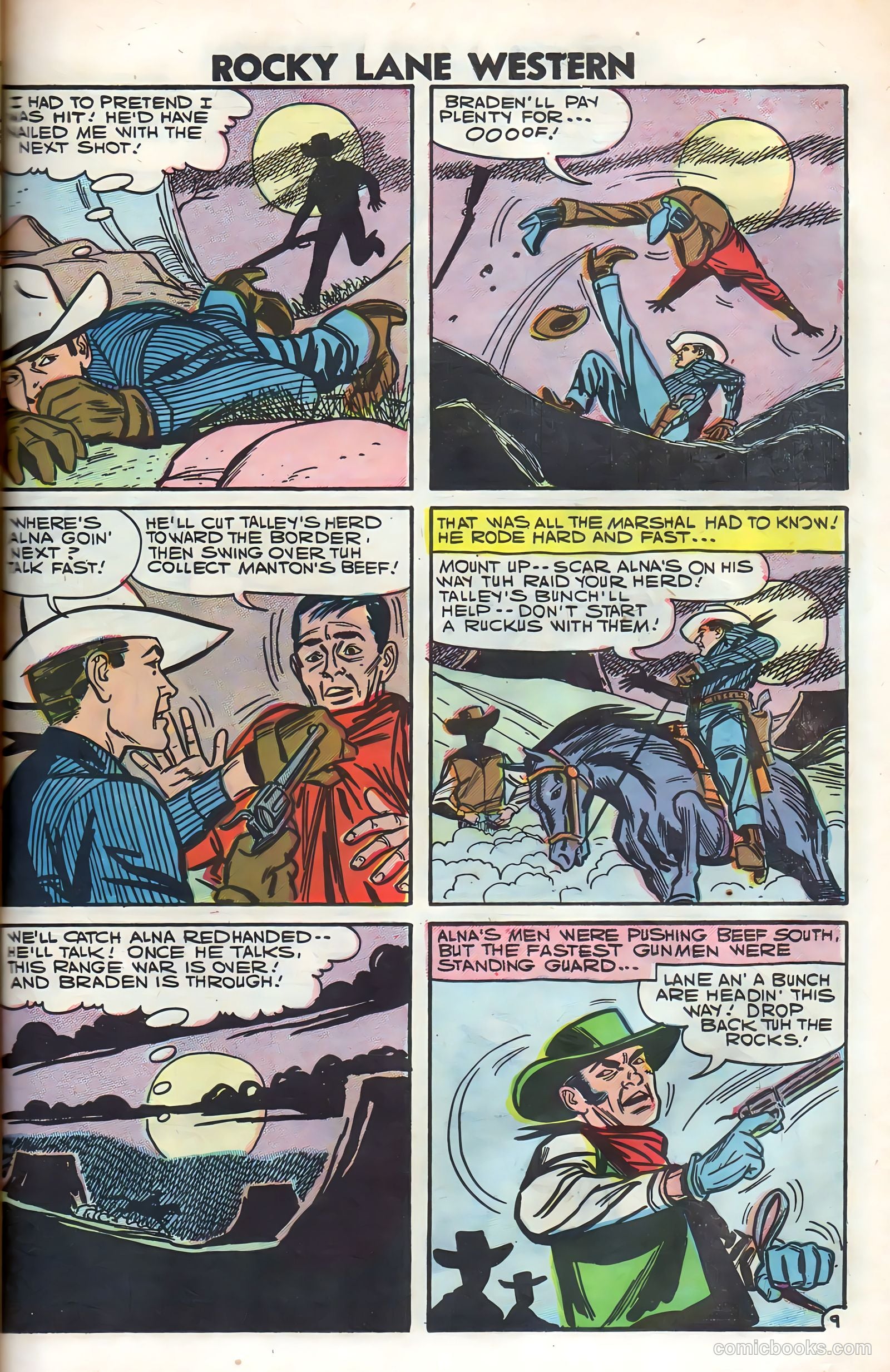 Rocky Lane Western #79 (1958) — page 37 of 68