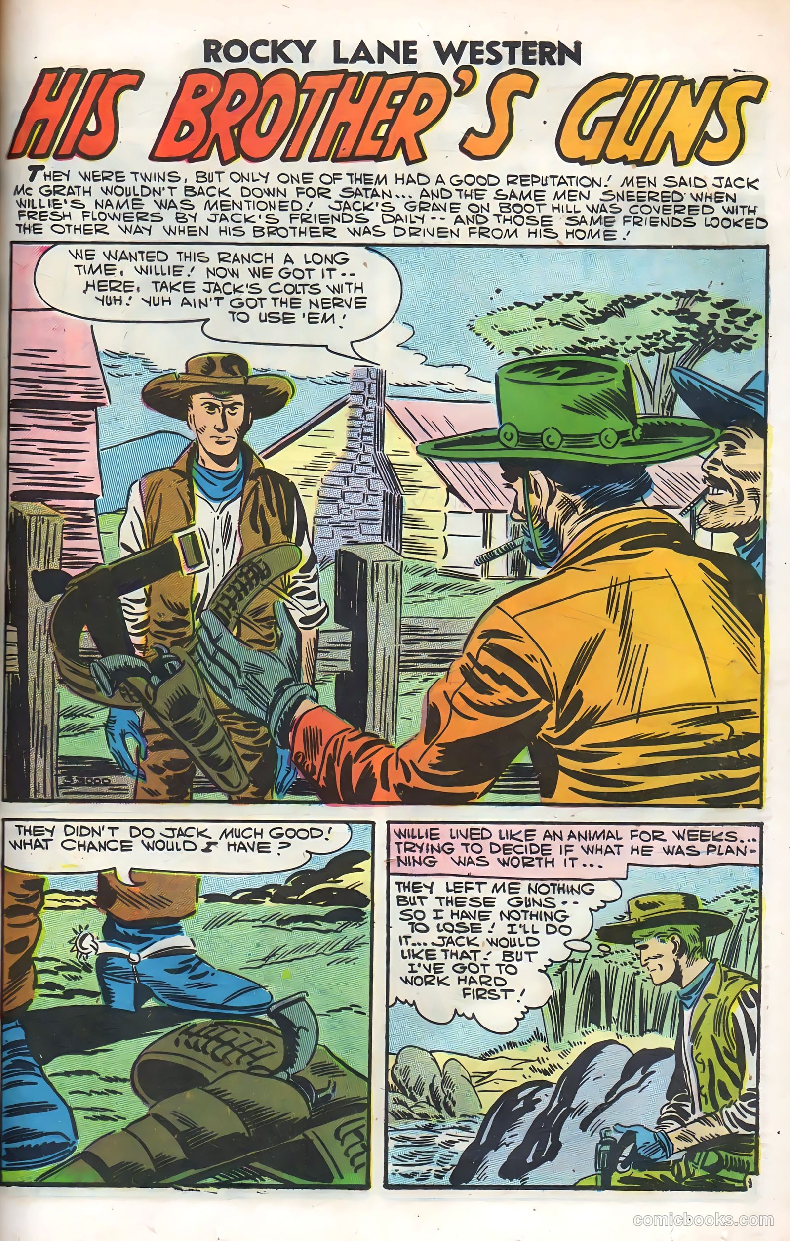 Rocky Lane Western #79 (1958) — page 39 of 68