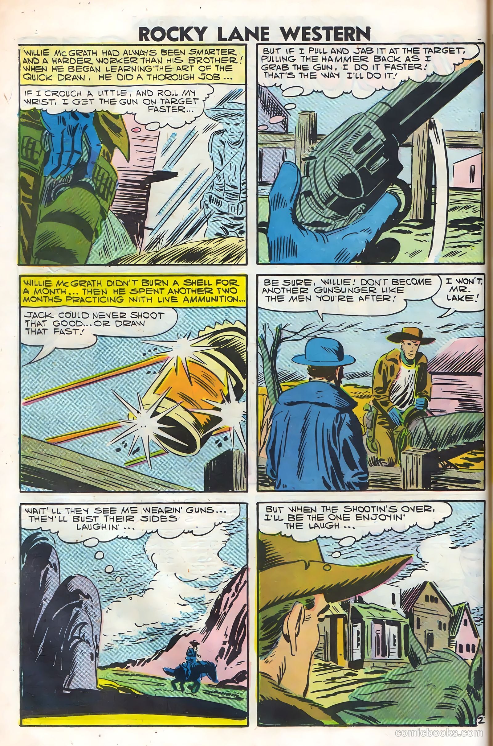 Rocky Lane Western #79 (1958) — page 40 of 68