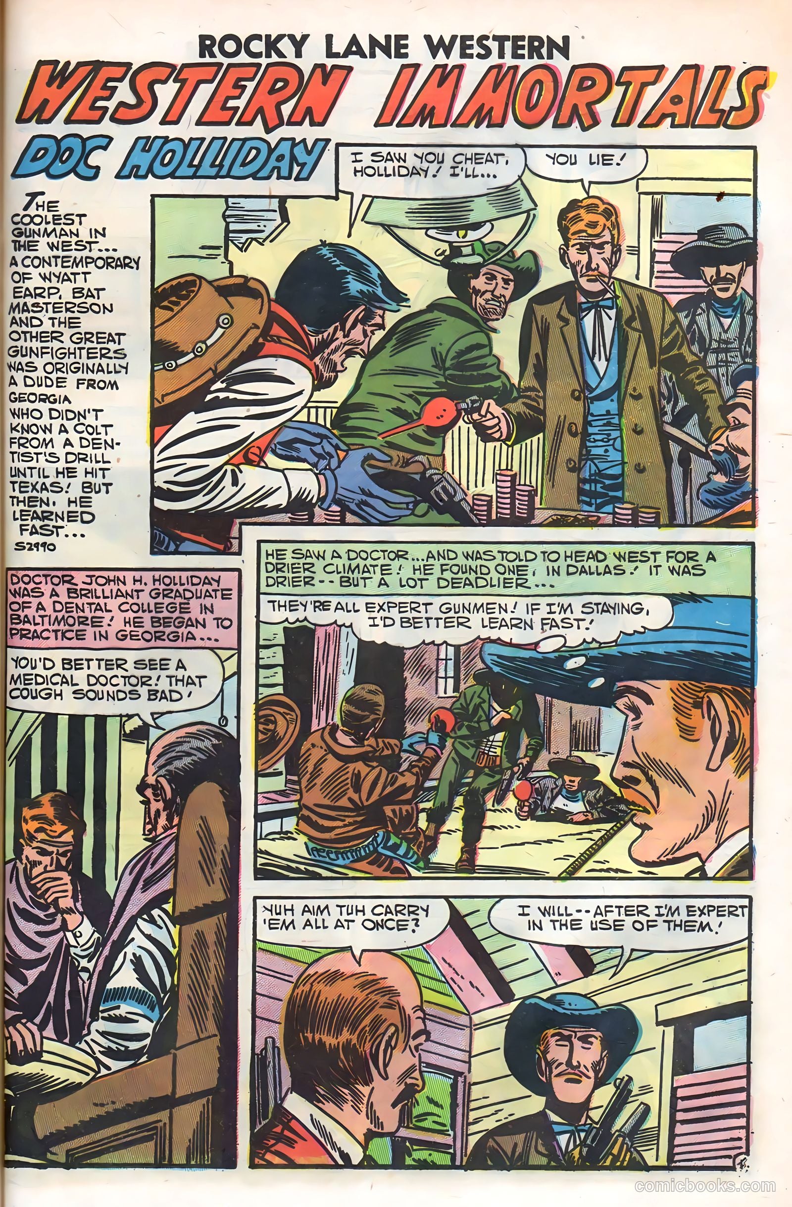 Rocky Lane Western #79 (1958) — page 49 of 68