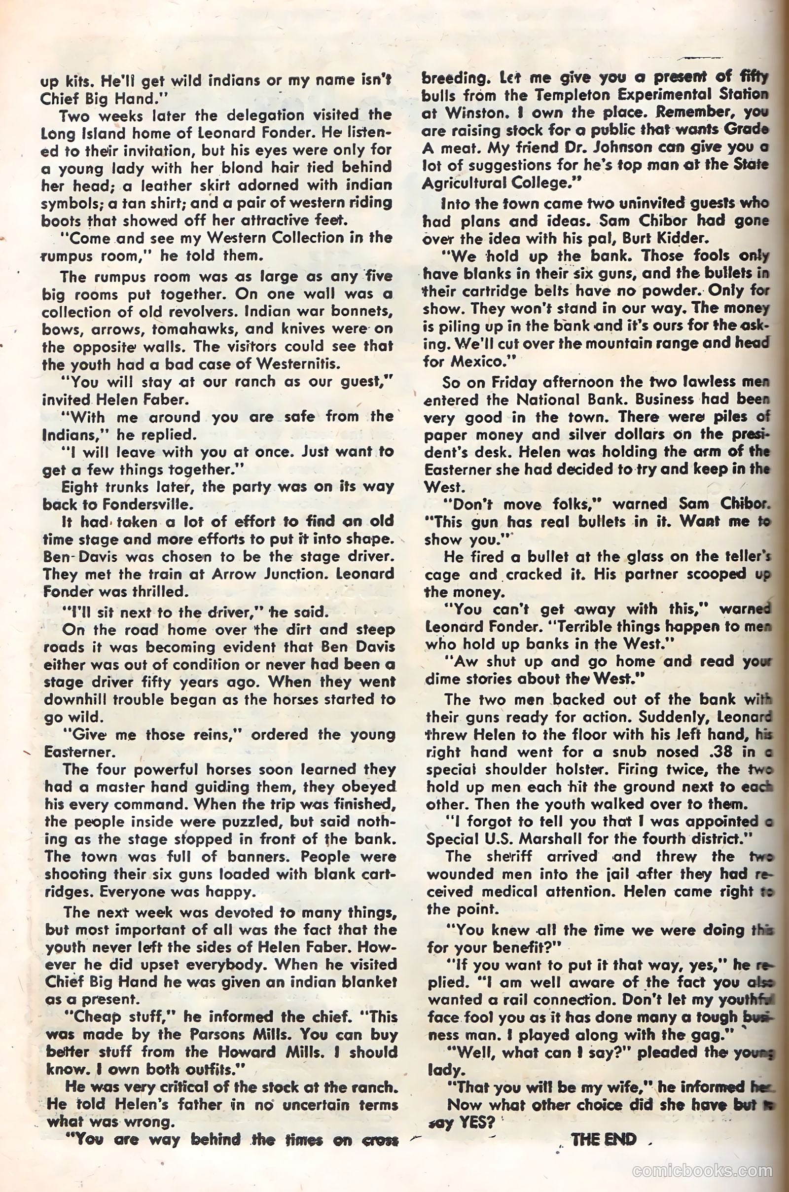 Rocky Lane Western #79 (1958) — page 52 of 68