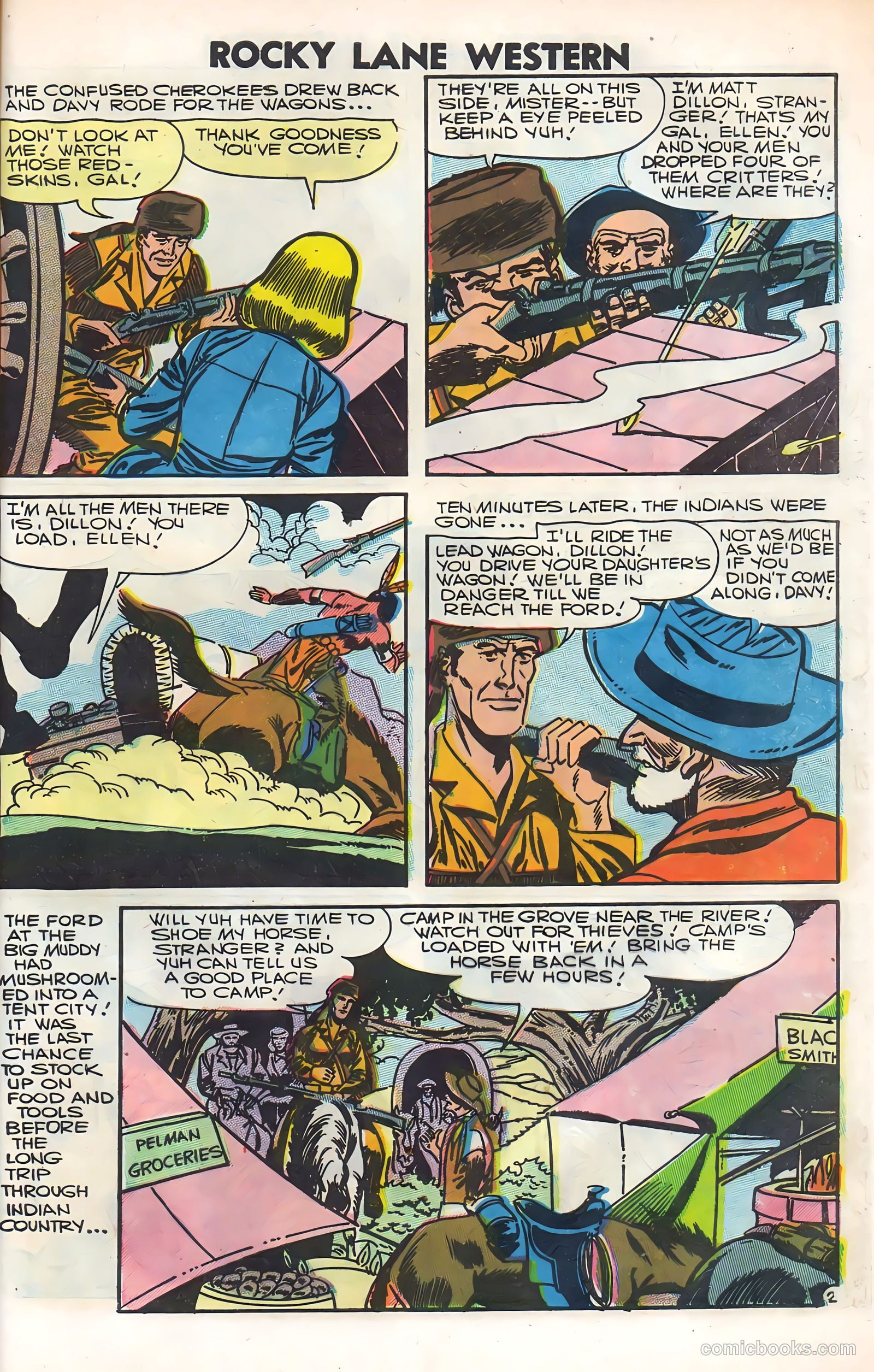 Rocky Lane Western #79 (1958) — page 55 of 68
