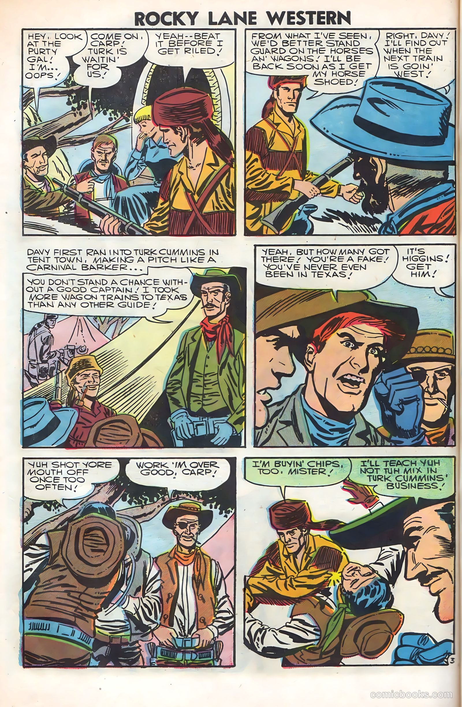 Rocky Lane Western #79 (1958) — page 56 of 68