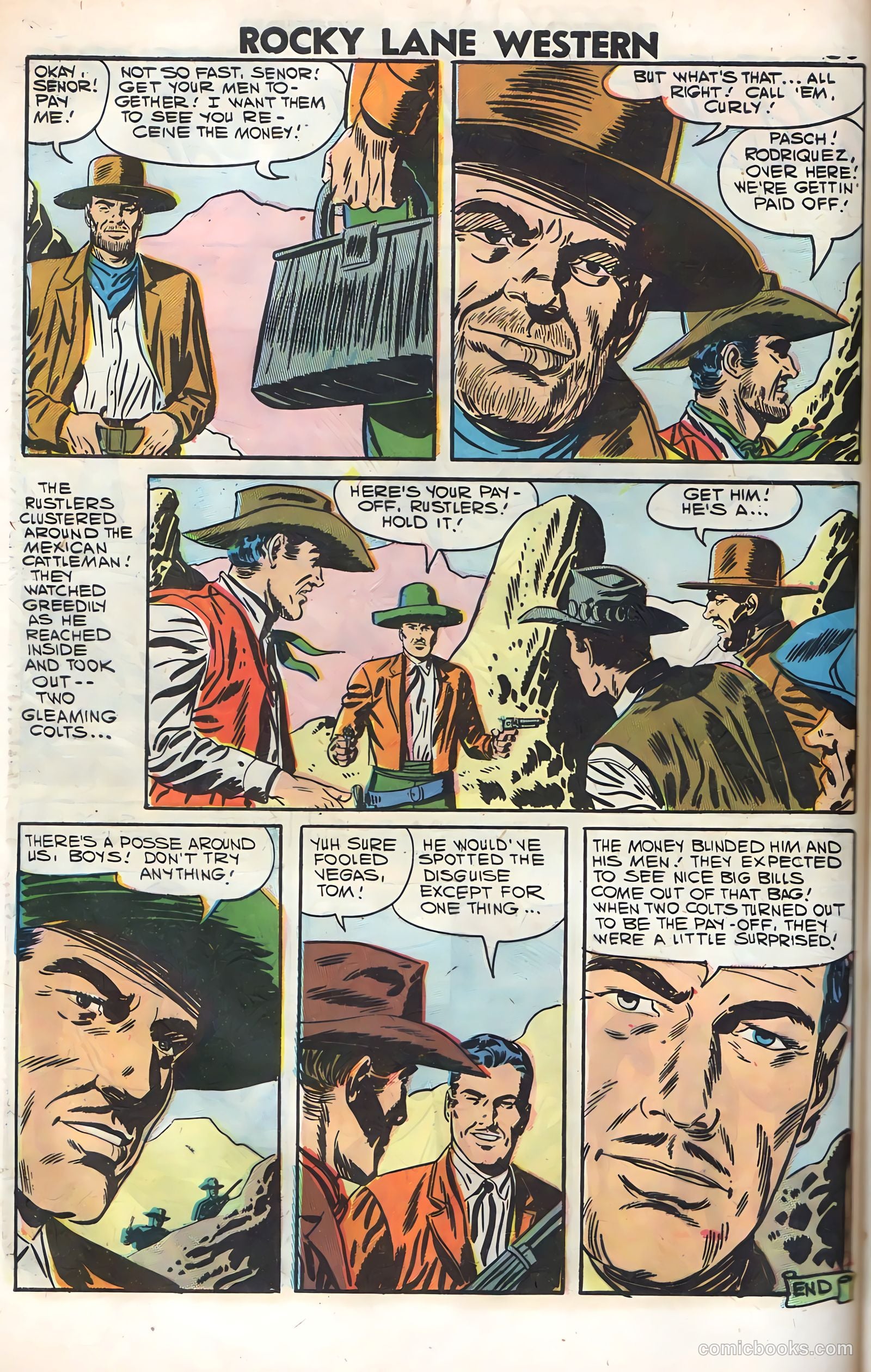 Rocky Lane Western #79 (1958) — page 60 of 68