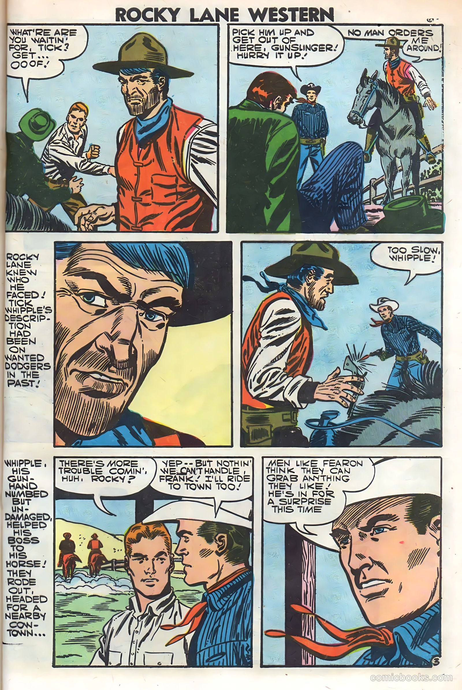 Rocky Lane Western #79 (1958) — page 63 of 68