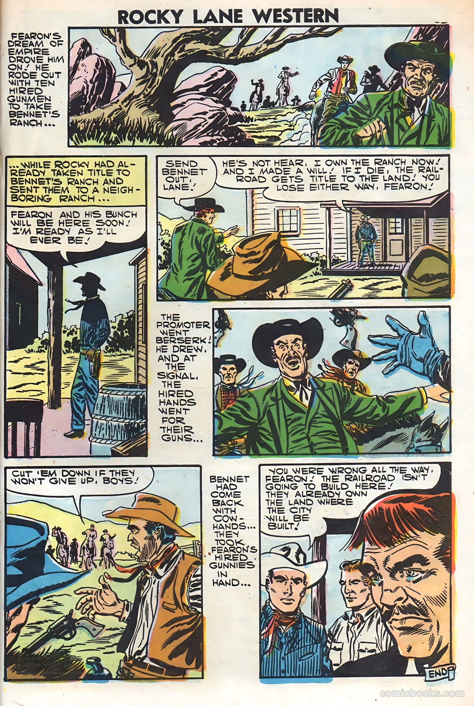 Rocky Lane Western #79 (1958) — page 65 of 68
