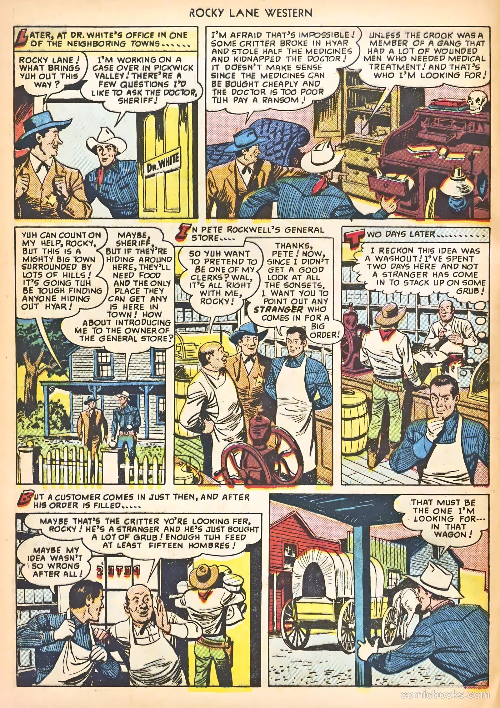 Rocky Lane Western #8 (1949) — page 8 of 52