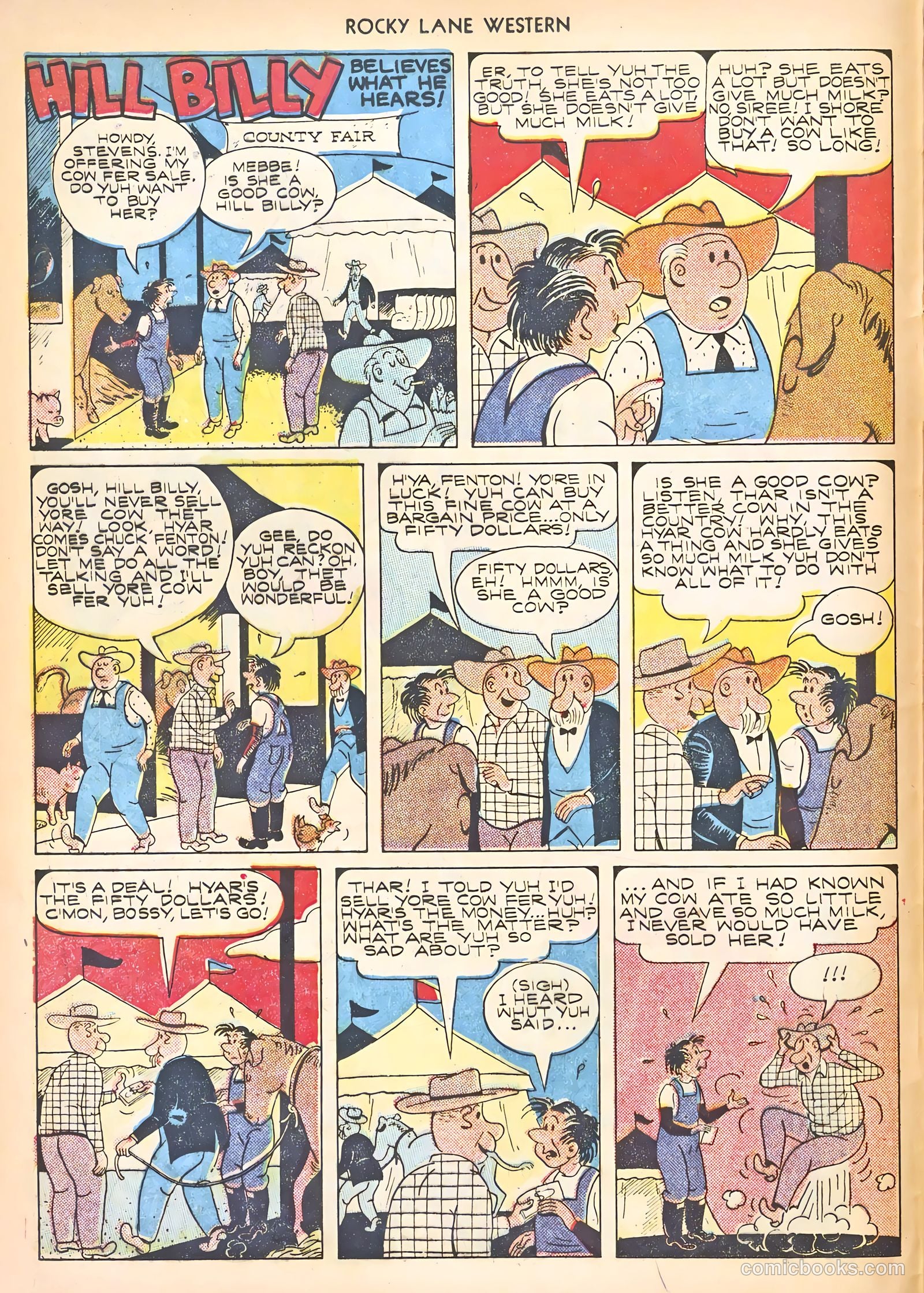 Rocky Lane Western #8 (1949) — page 16 of 52