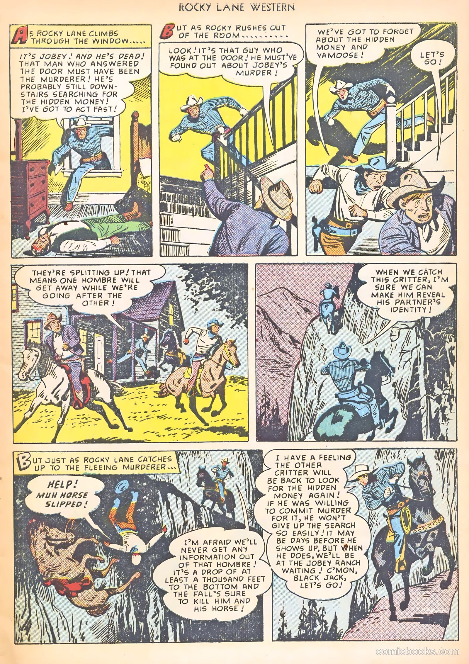 Rocky Lane Western #8 (1949) — page 19 of 52