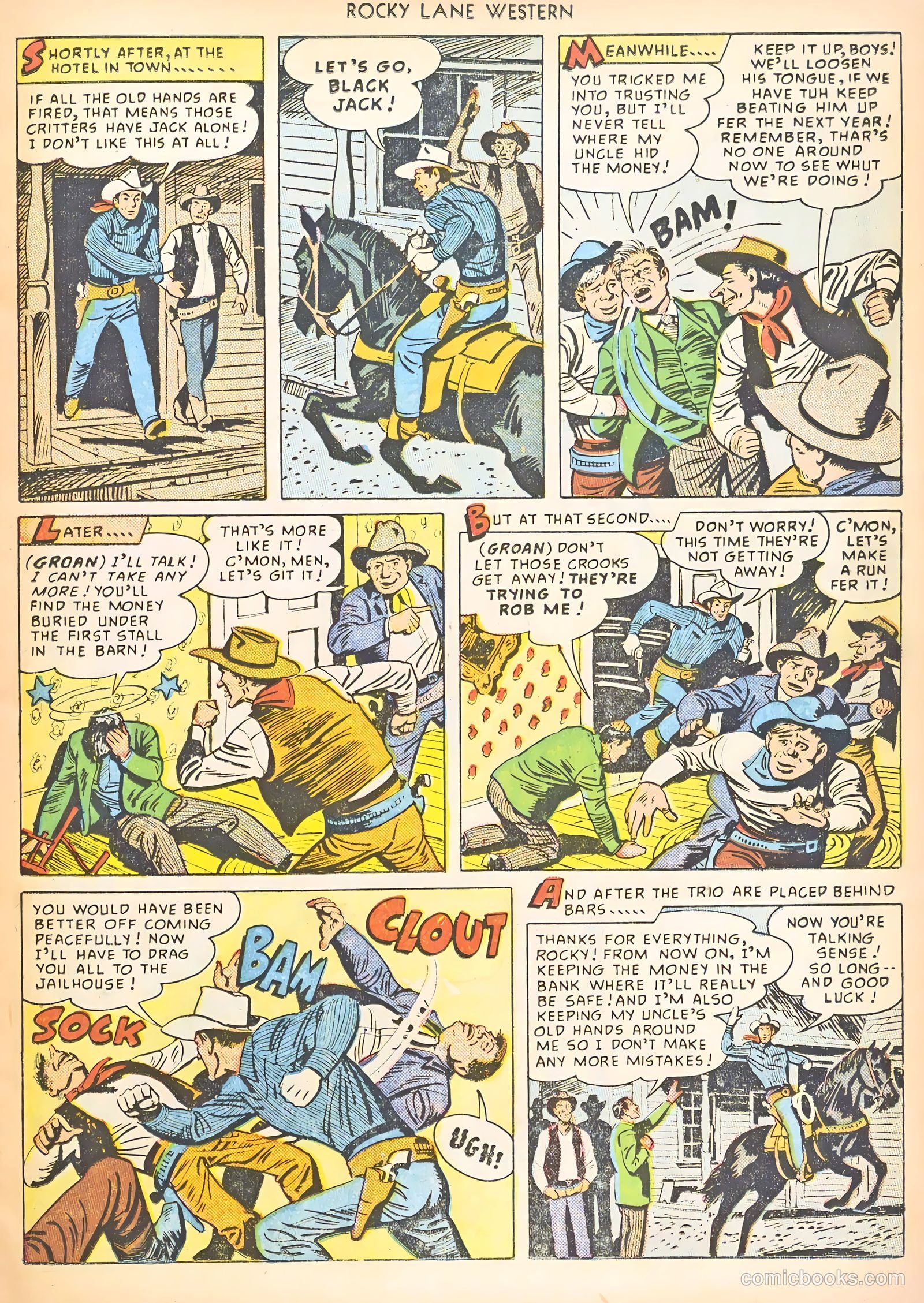 Rocky Lane Western #8 (1949) — page 23 of 52
