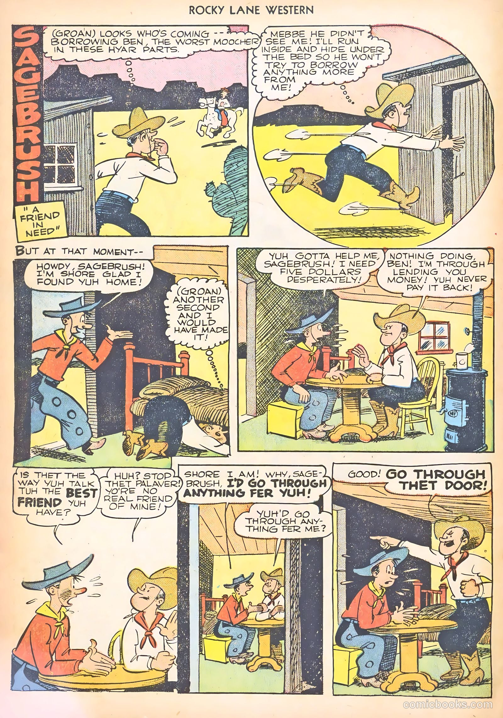 Rocky Lane Western #8 (1949) — page 24 of 52