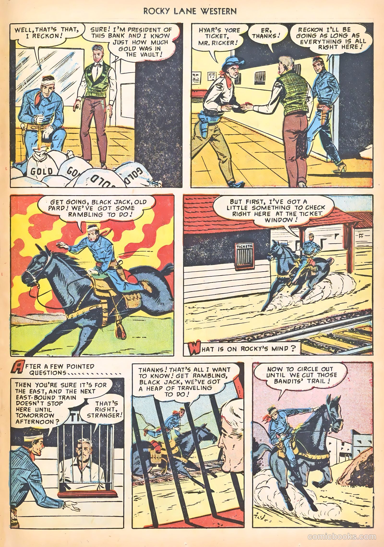 Rocky Lane Western #8 (1949) — page 29 of 52