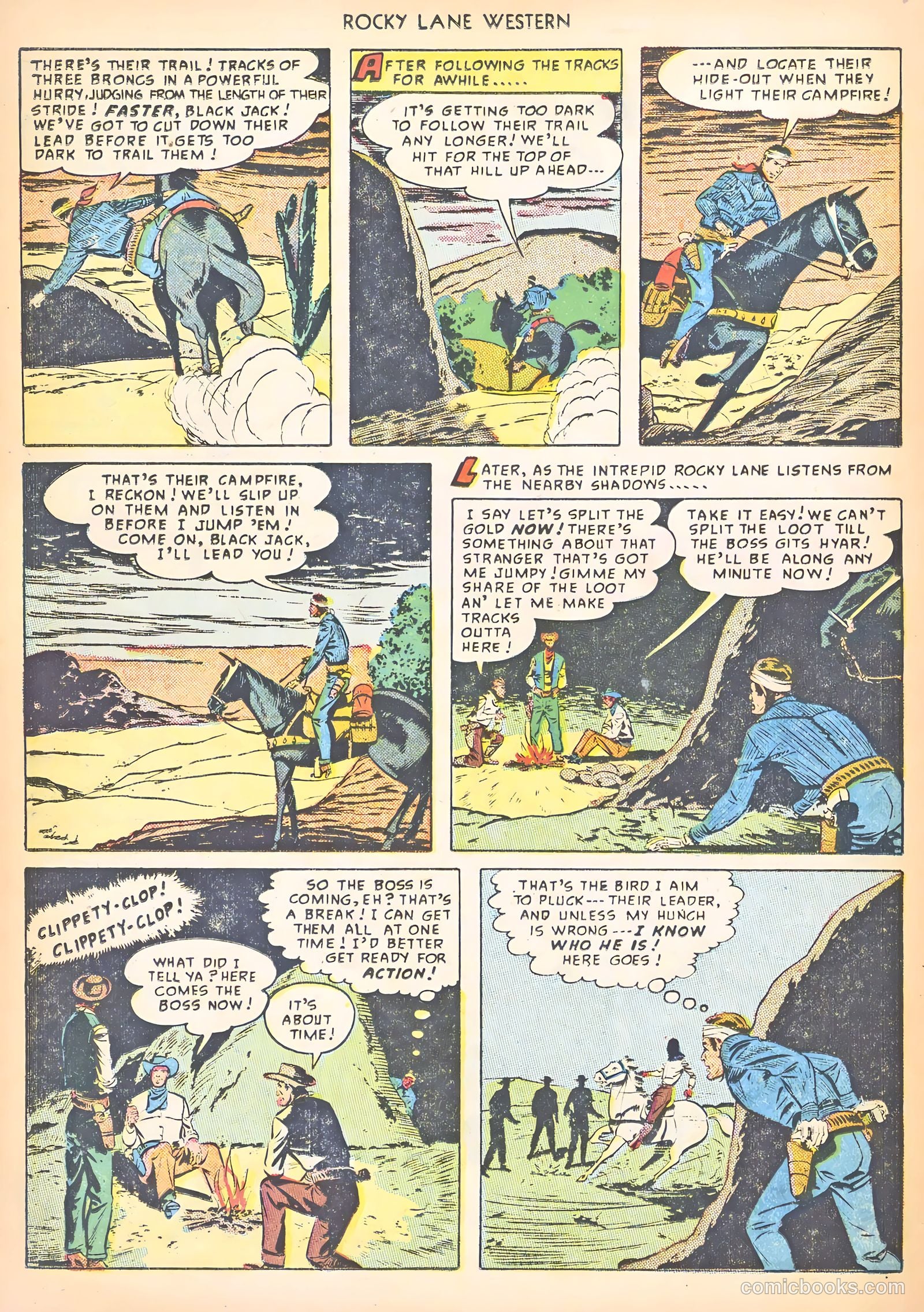 Rocky Lane Western #8 (1949) — page 30 of 52