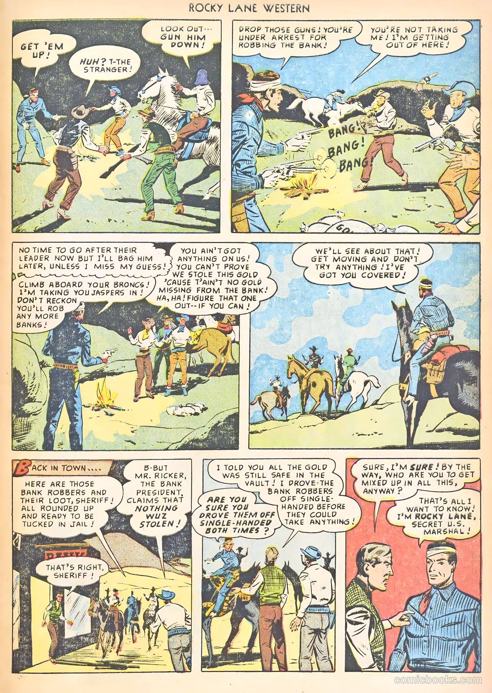 Rocky Lane Western #8 (1949) — page 31 of 52