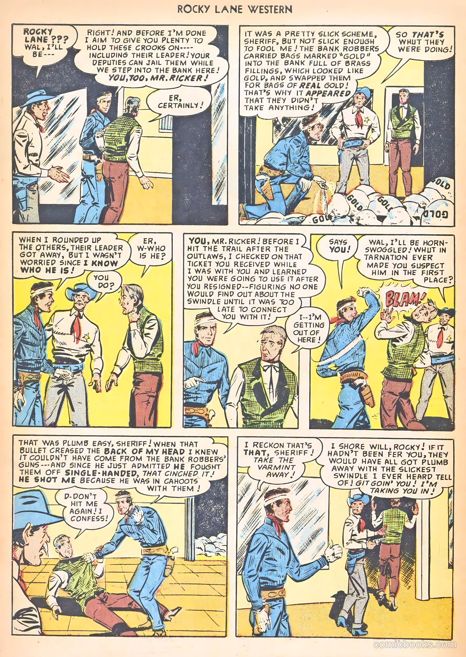 Rocky Lane Western #8 (1949) — page 32 of 52