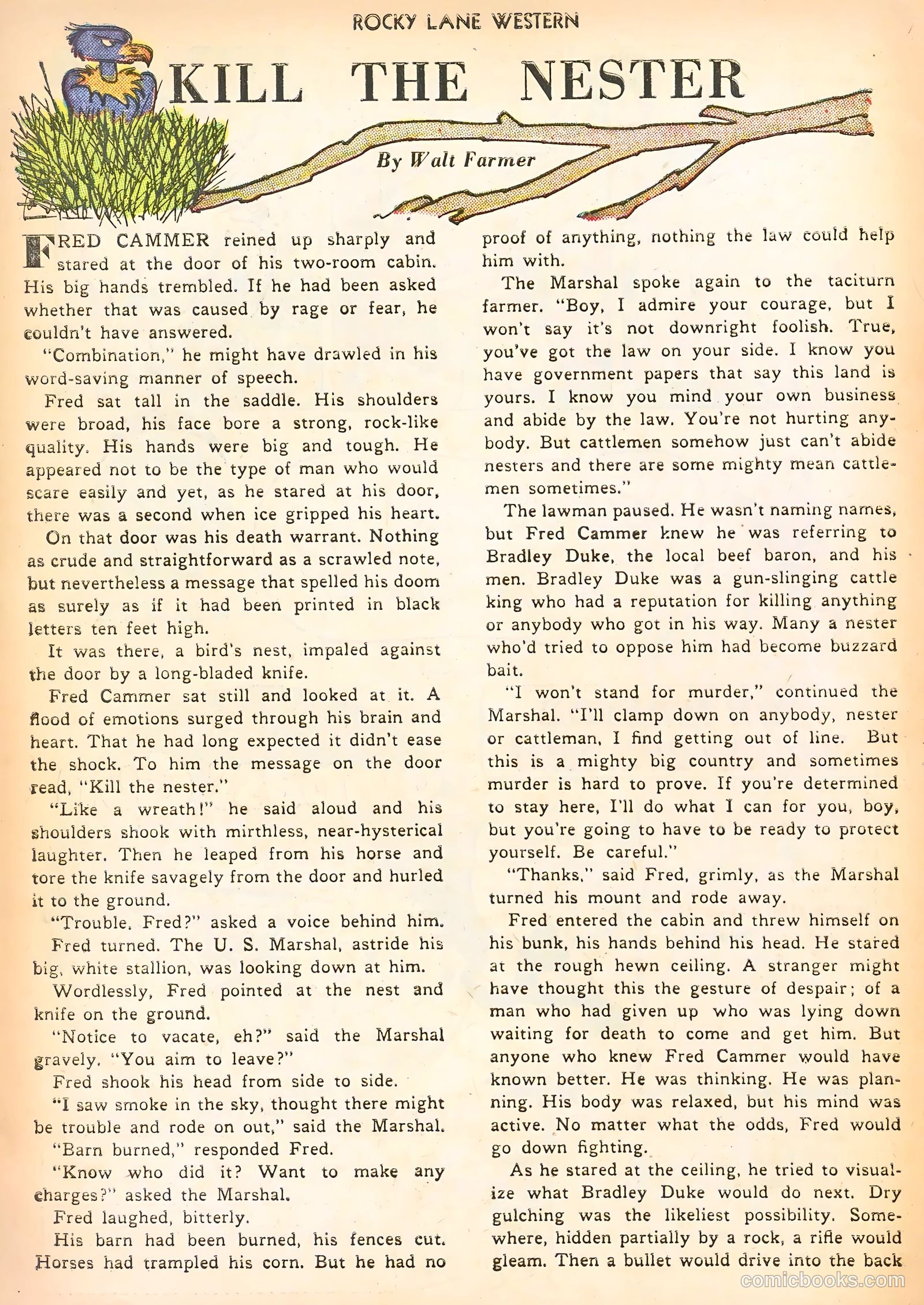 Rocky Lane Western #8 (1949) — page 34 of 52