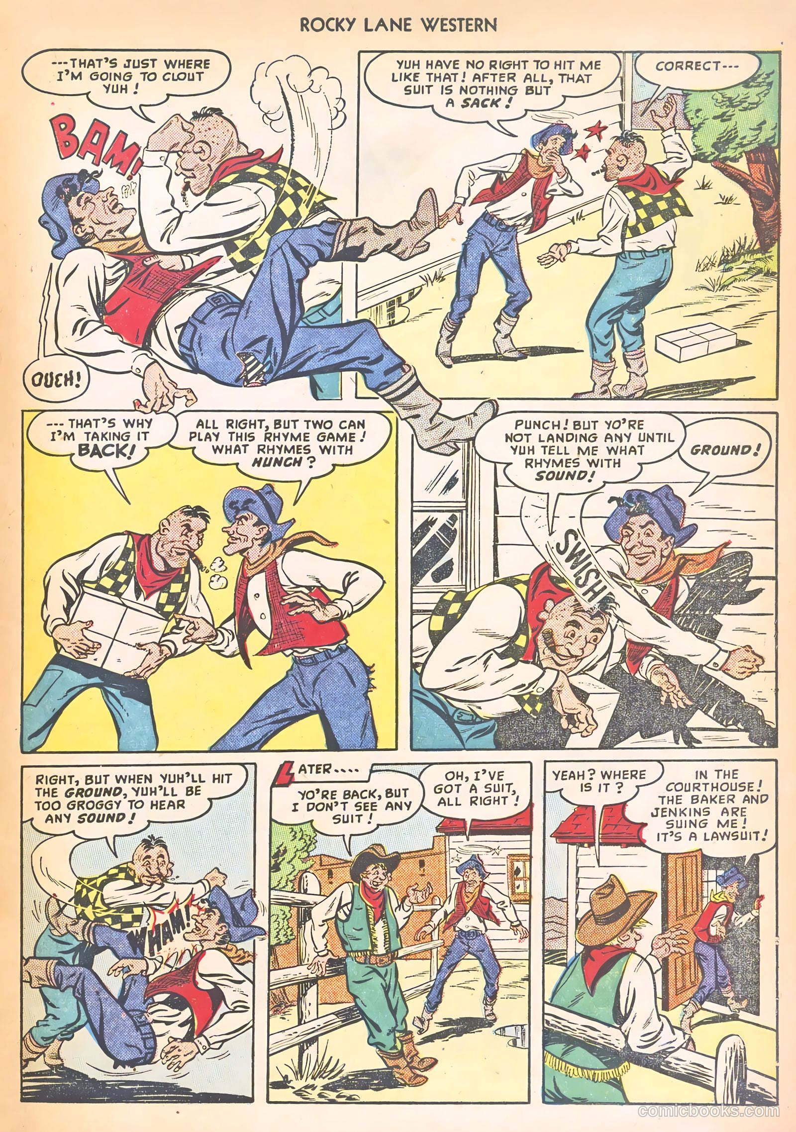 Rocky Lane Western #8 (1949) — page 39 of 52
