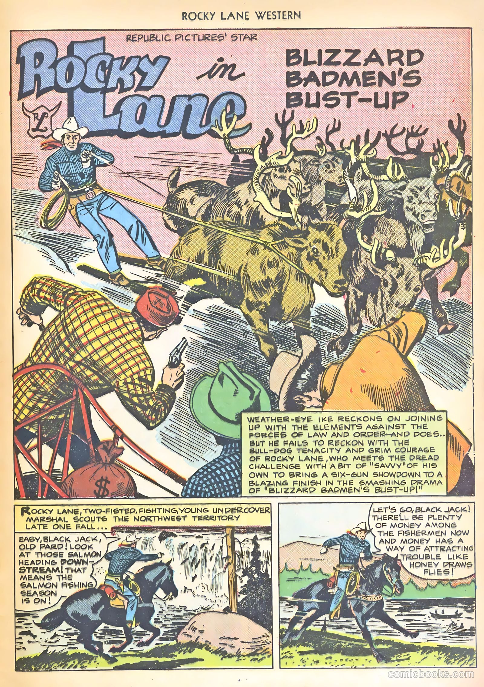 Rocky Lane Western #8 (1949) — page 41 of 52