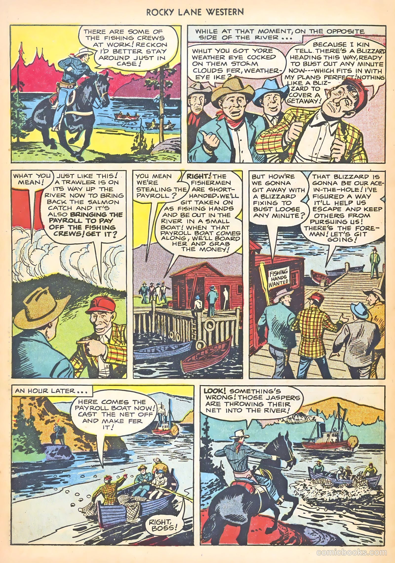 Rocky Lane Western #8 (1949) — page 42 of 52