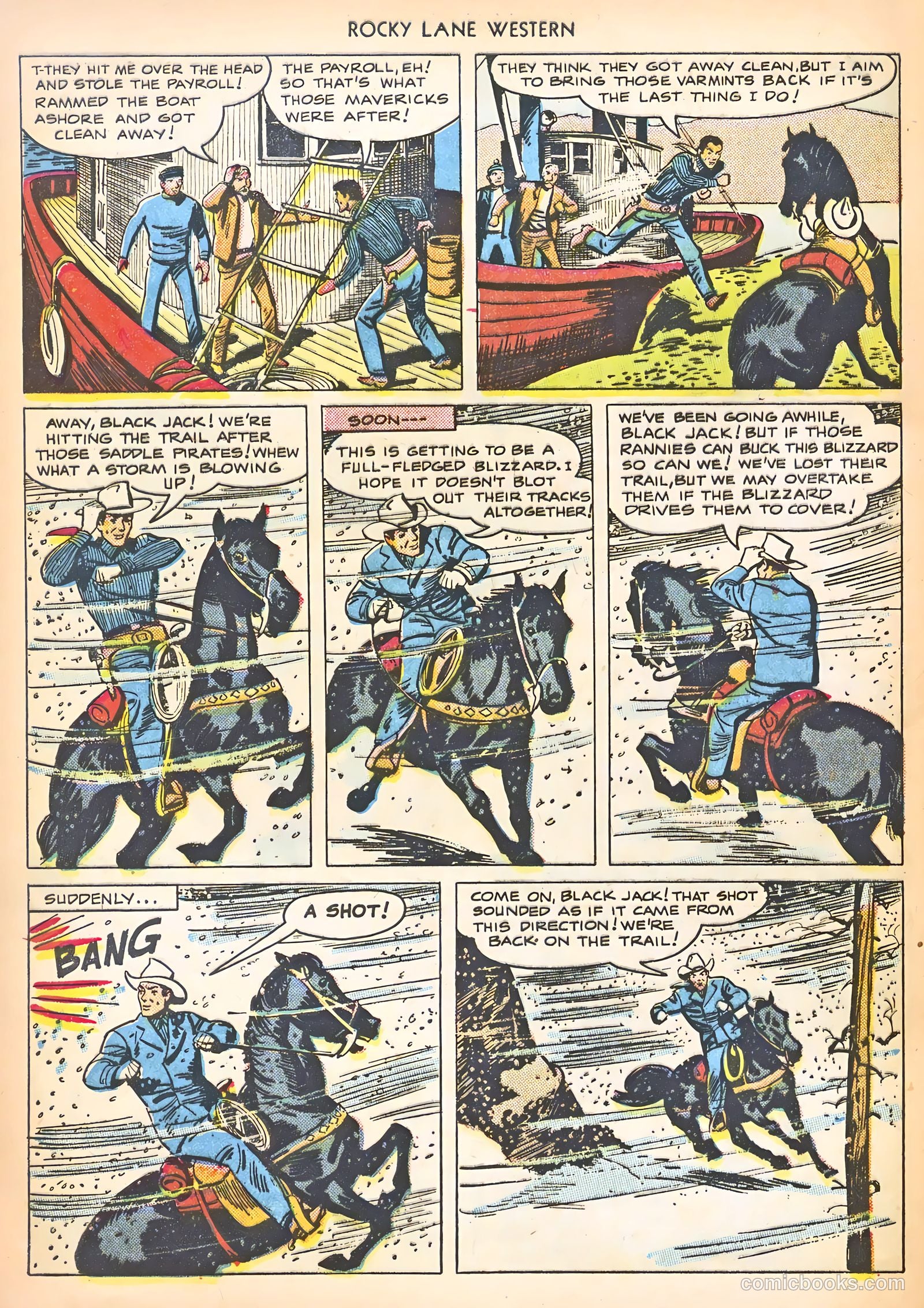 Rocky Lane Western #8 (1949) — page 44 of 52
