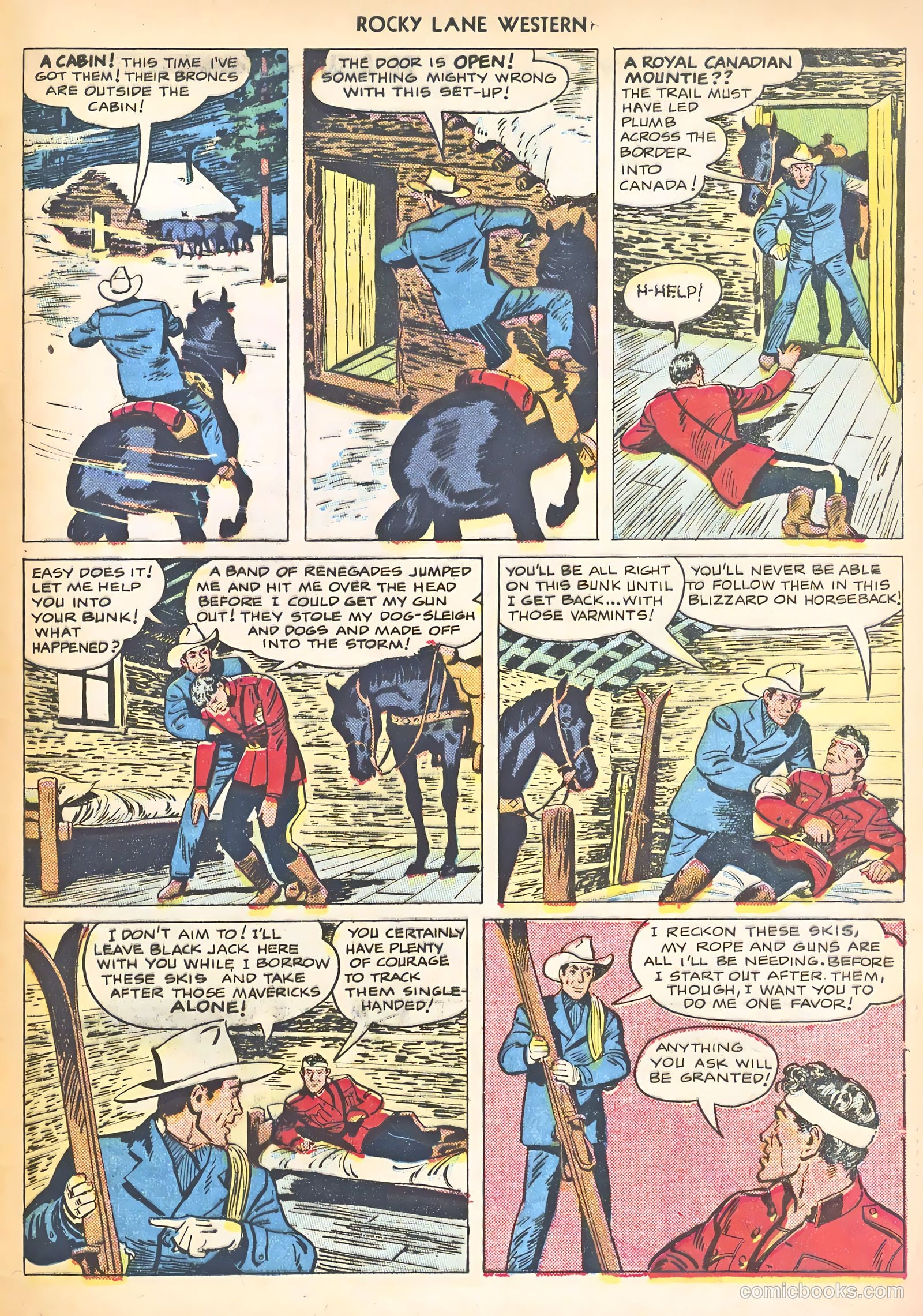 Rocky Lane Western #8 (1949) — page 45 of 52