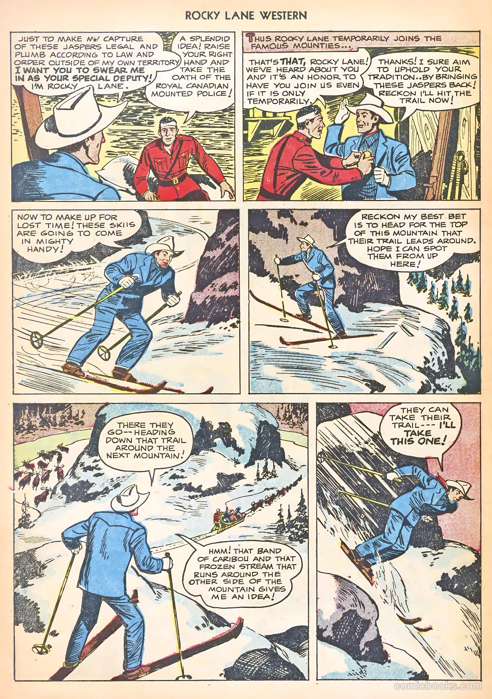 Rocky Lane Western #8 (1949) — page 46 of 52