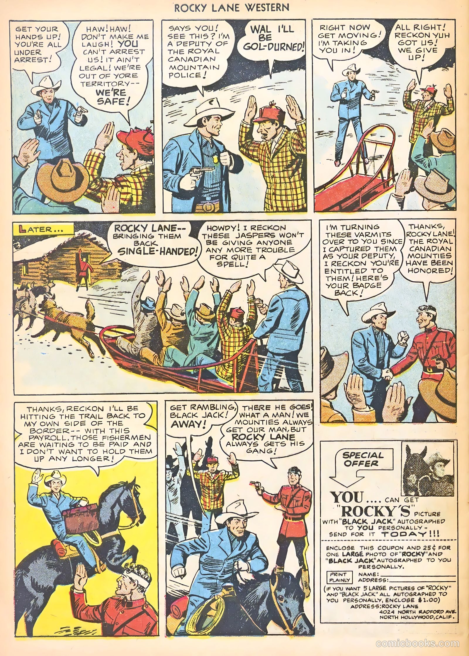 Rocky Lane Western #8 (1949) — page 48 of 52