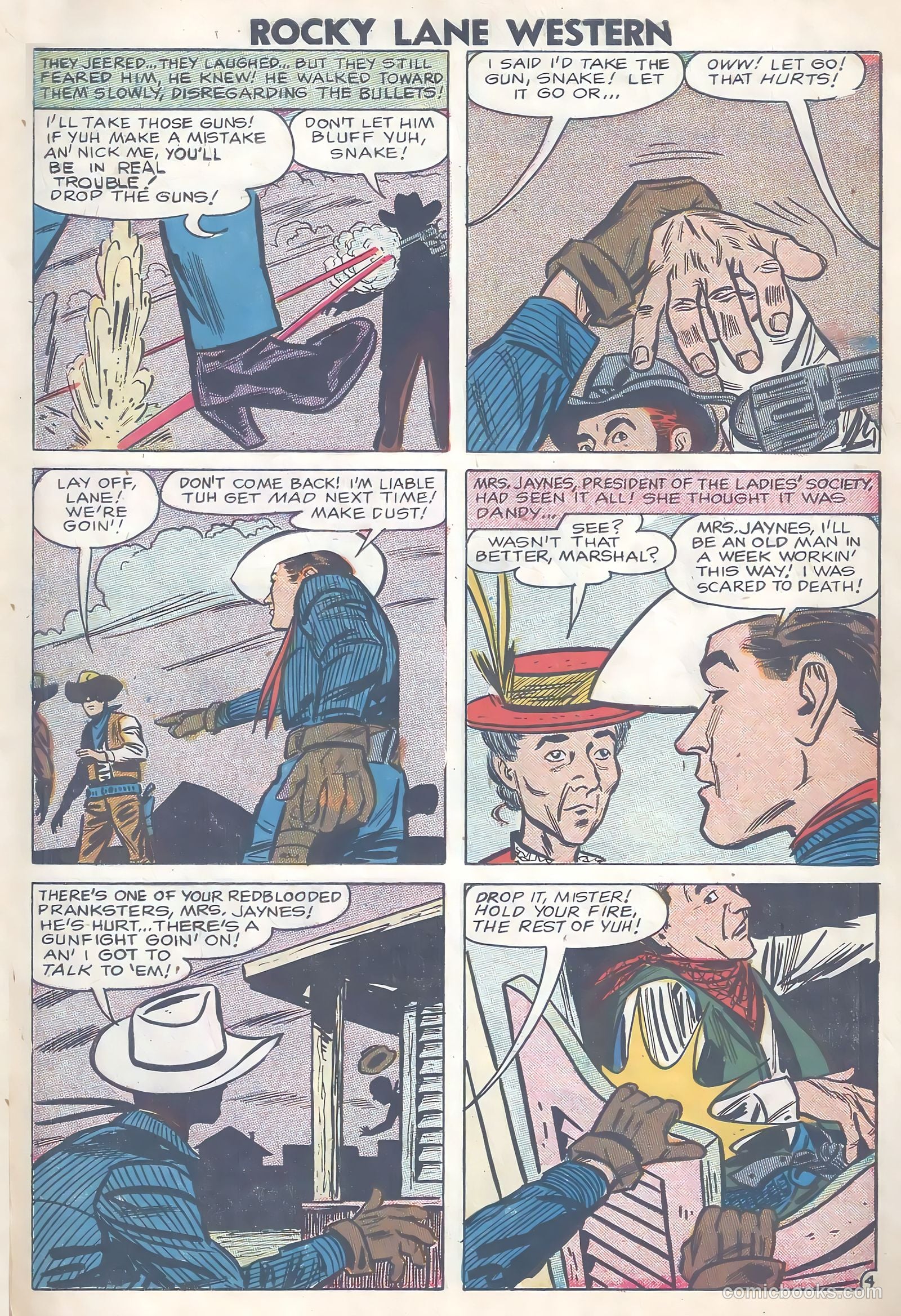 Rocky Lane Western #80 (1958) — page 6 of 36