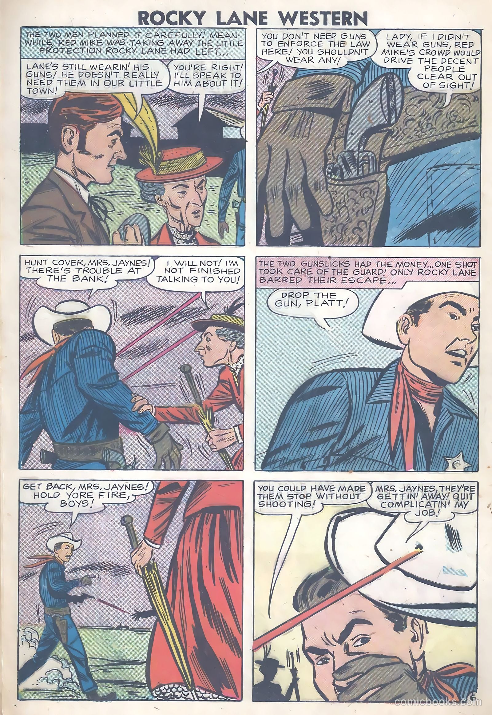 Rocky Lane Western #80 (1958) — page 8 of 36