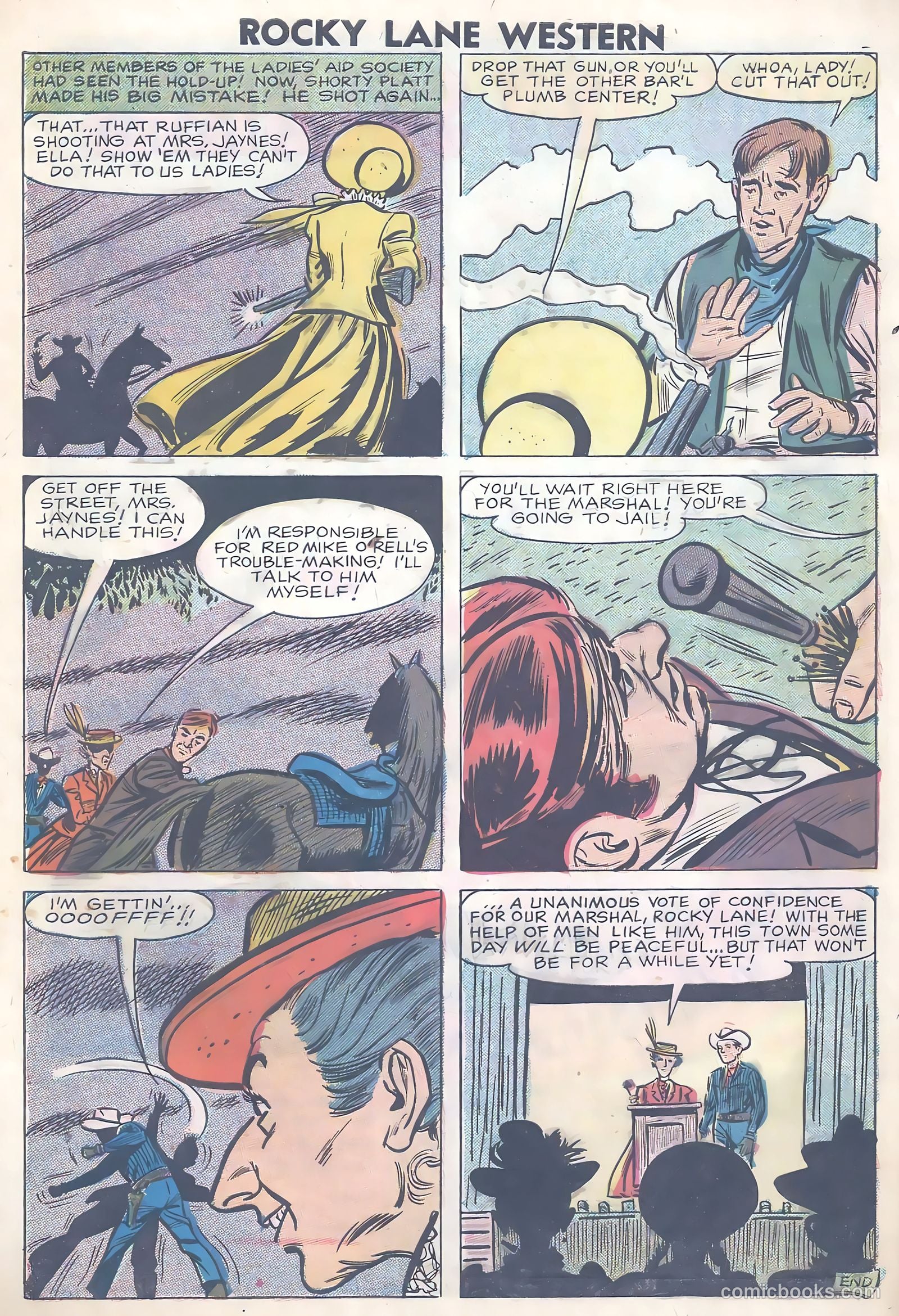 Rocky Lane Western #80 (1958) — page 9 of 36