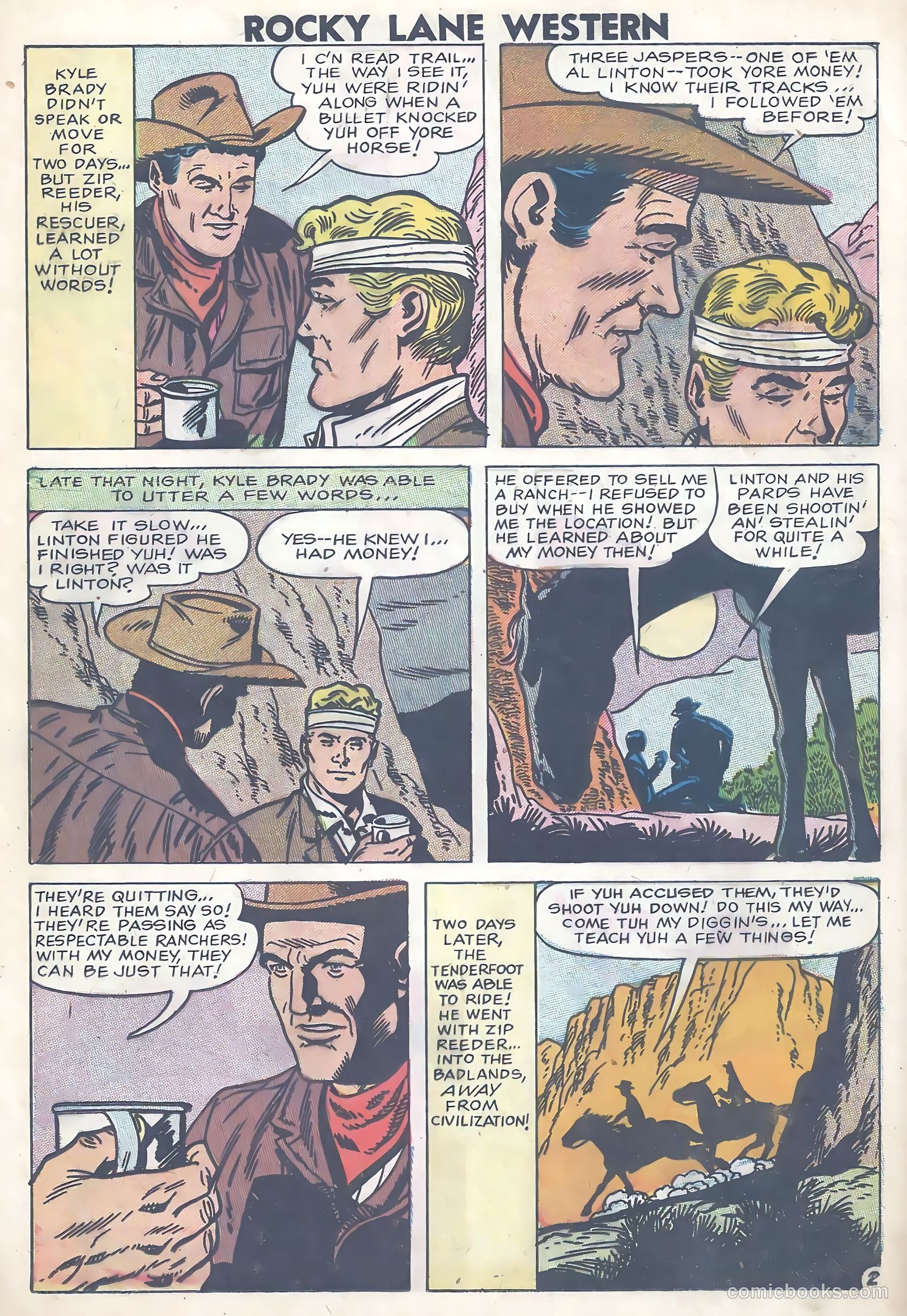 Rocky Lane Western #80 (1958) — page 13 of 36