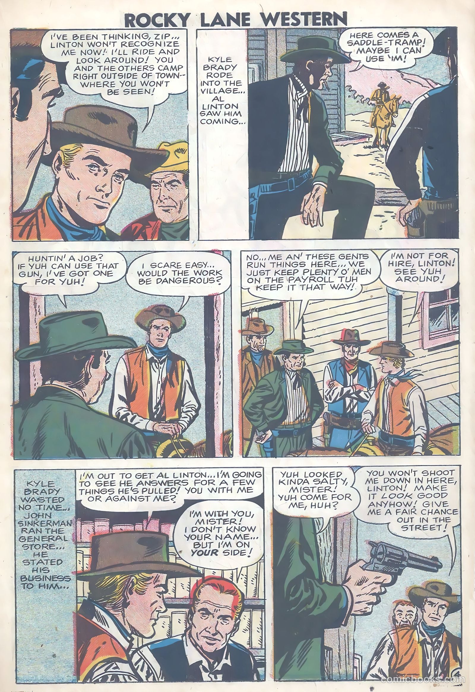 Rocky Lane Western #80 (1958) — page 15 of 36
