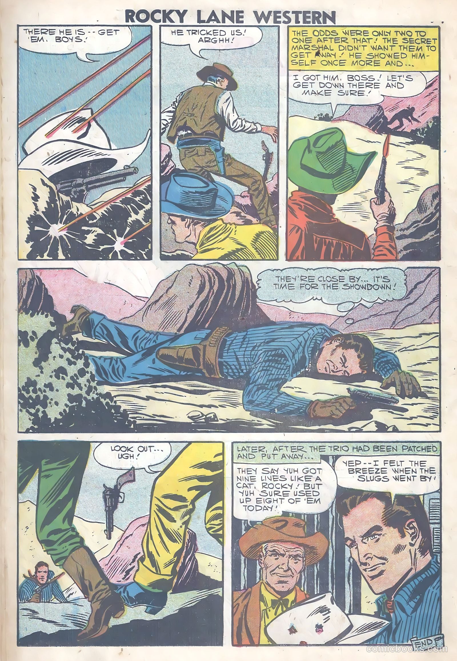 Rocky Lane Western #80 (1958) — page 18 of 36