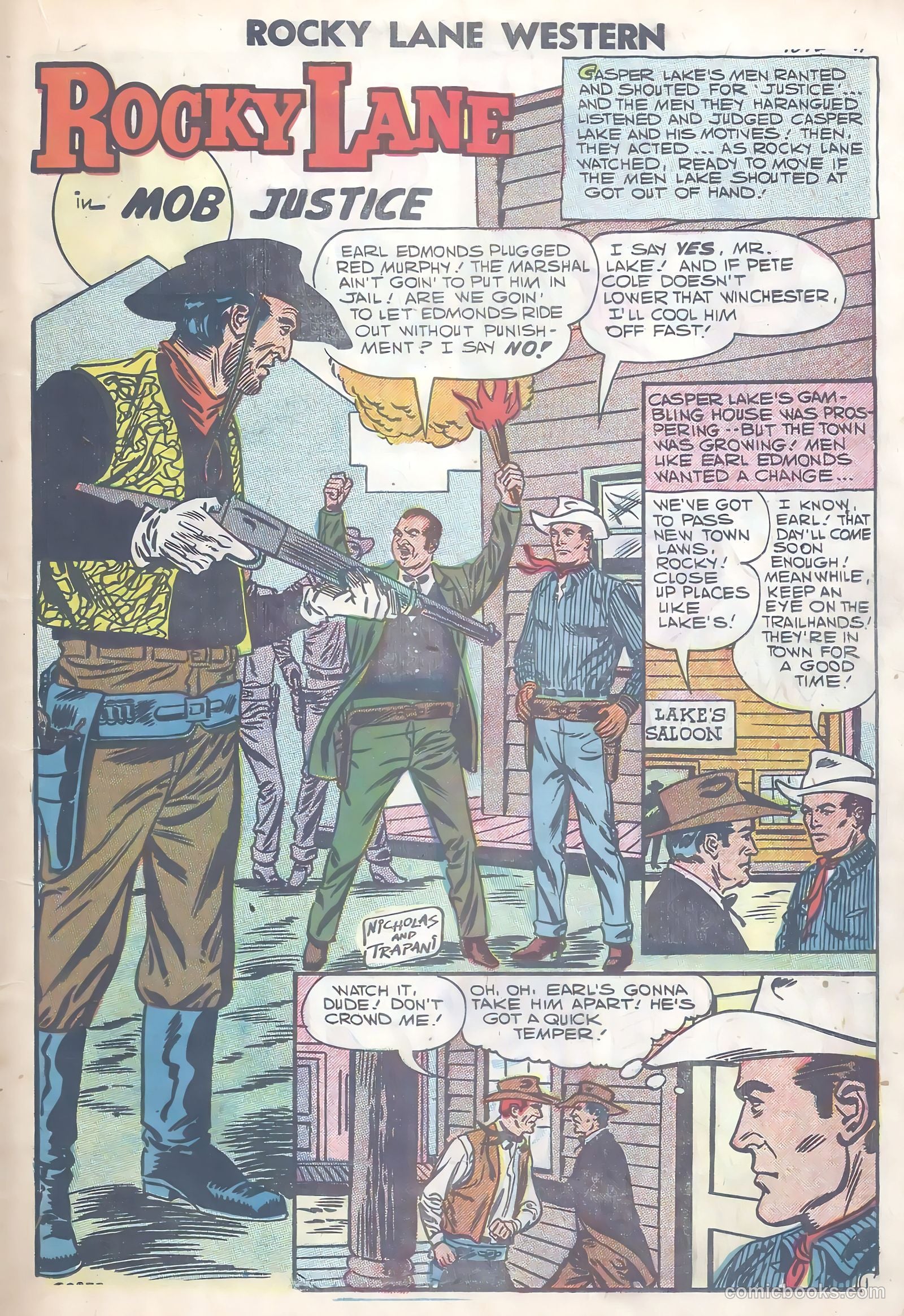 Rocky Lane Western #80 (1958) — page 19 of 36