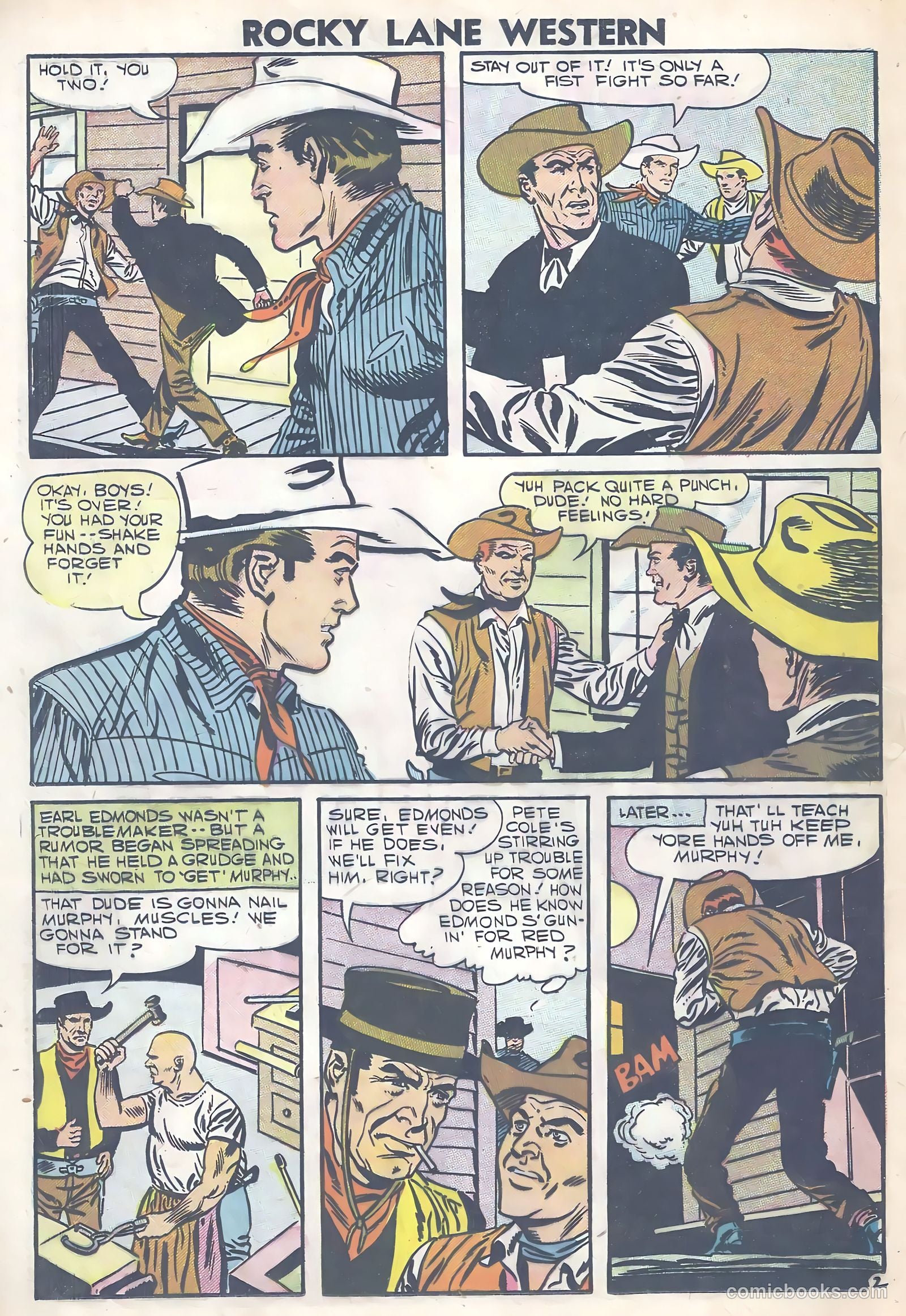 Rocky Lane Western #80 (1958) — page 20 of 36