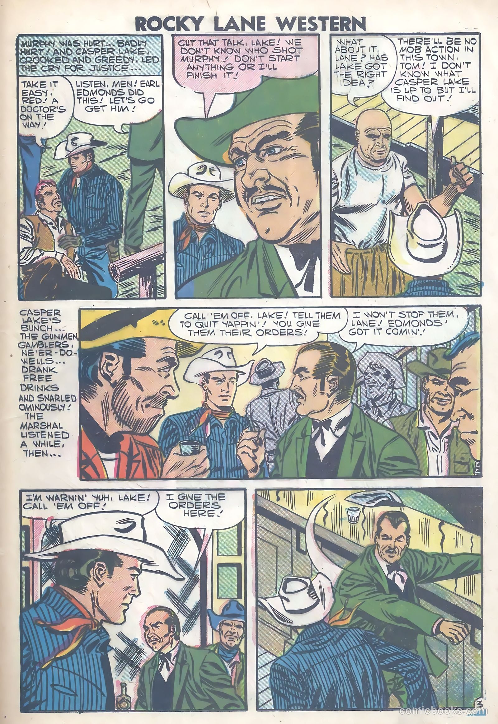 Rocky Lane Western #80 (1958) — page 21 of 36