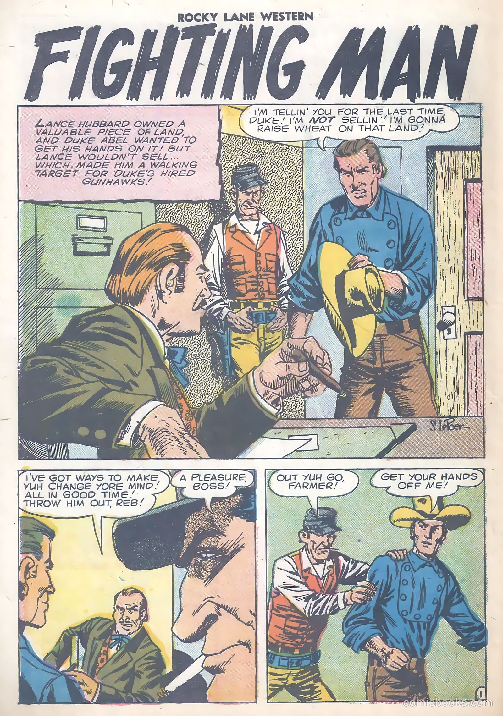 Rocky Lane Western #80 (1958) — page 28 of 36