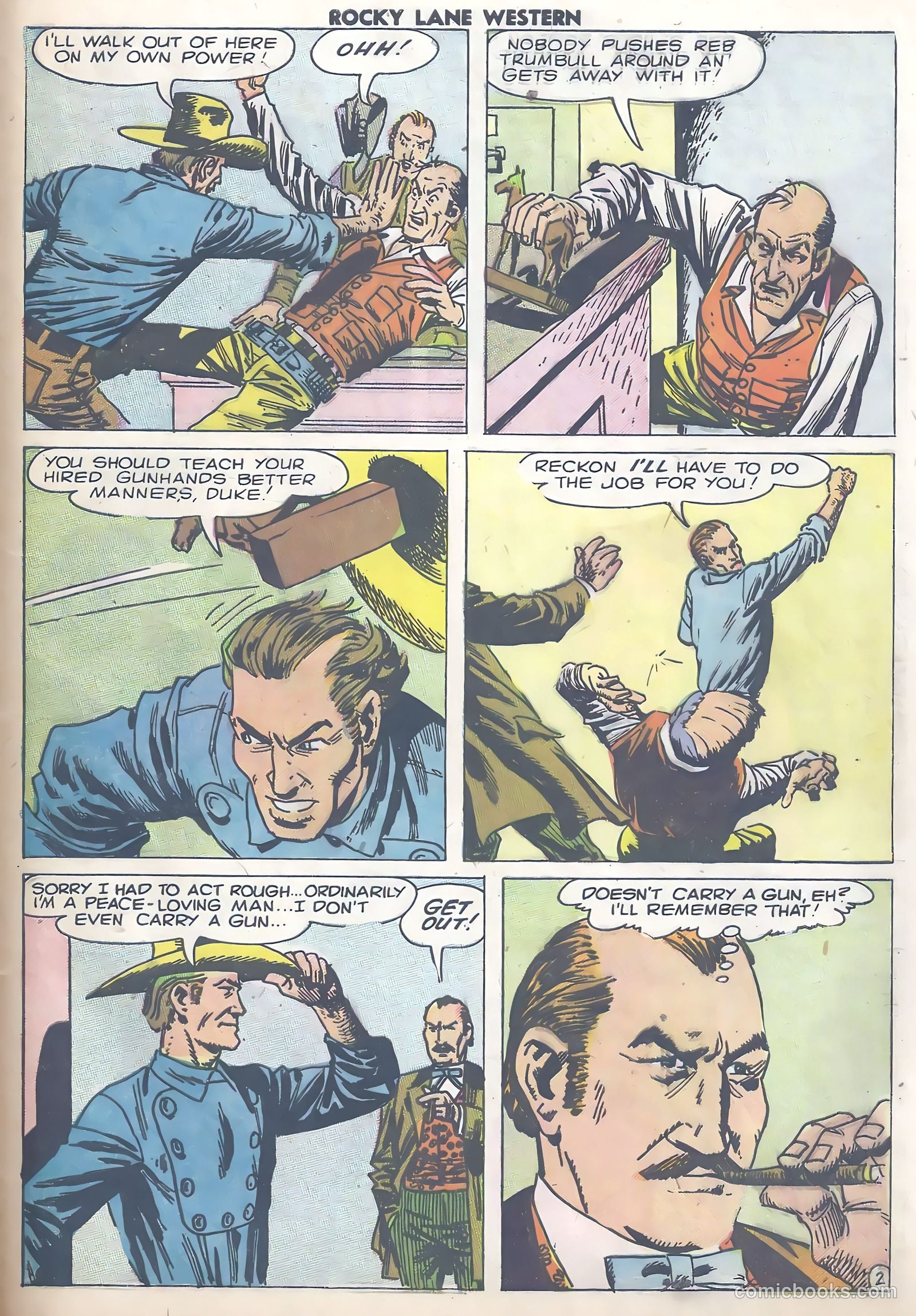 Rocky Lane Western #80 (1958) — page 29 of 36