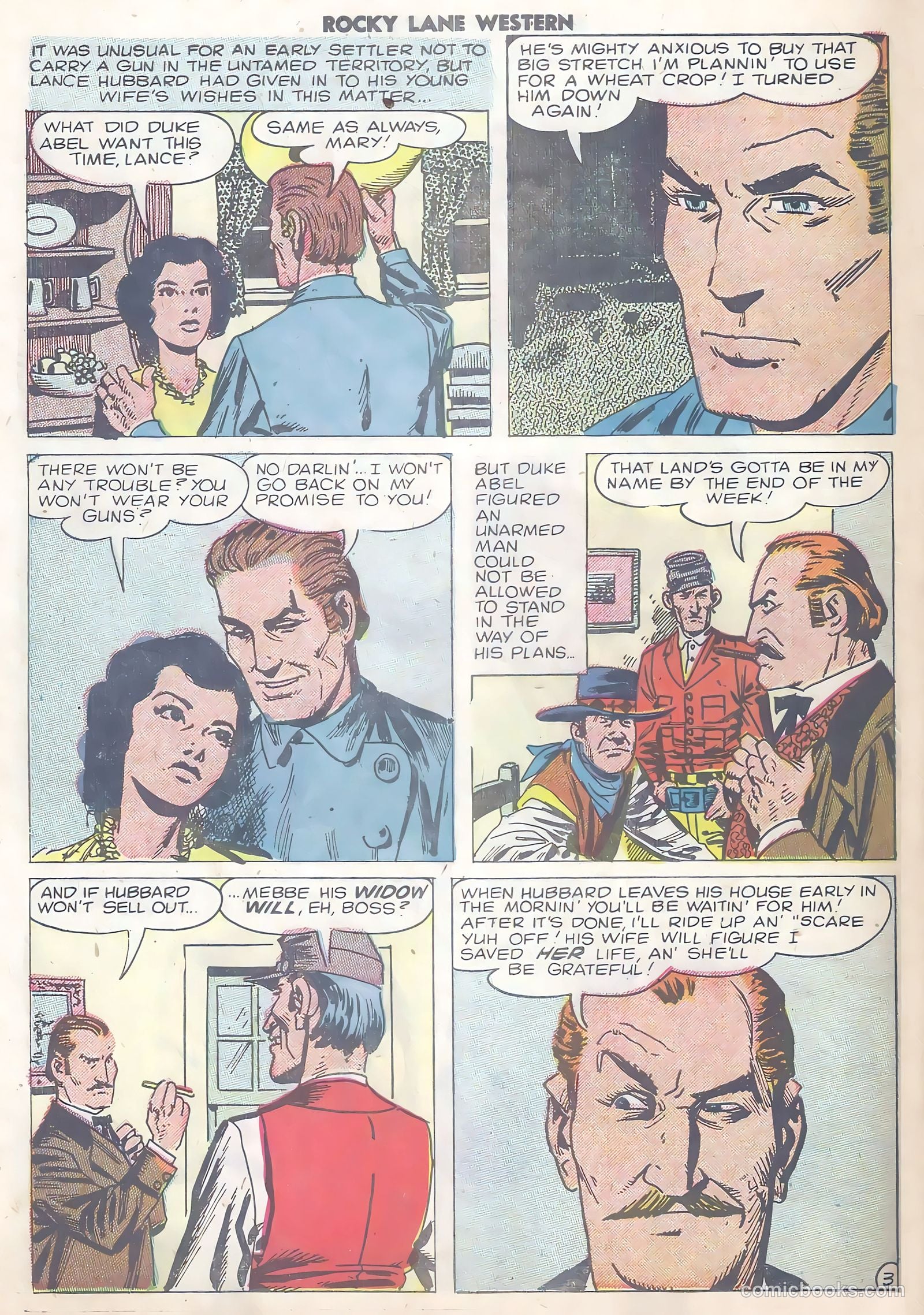 Rocky Lane Western #80 (1958) — page 30 of 36